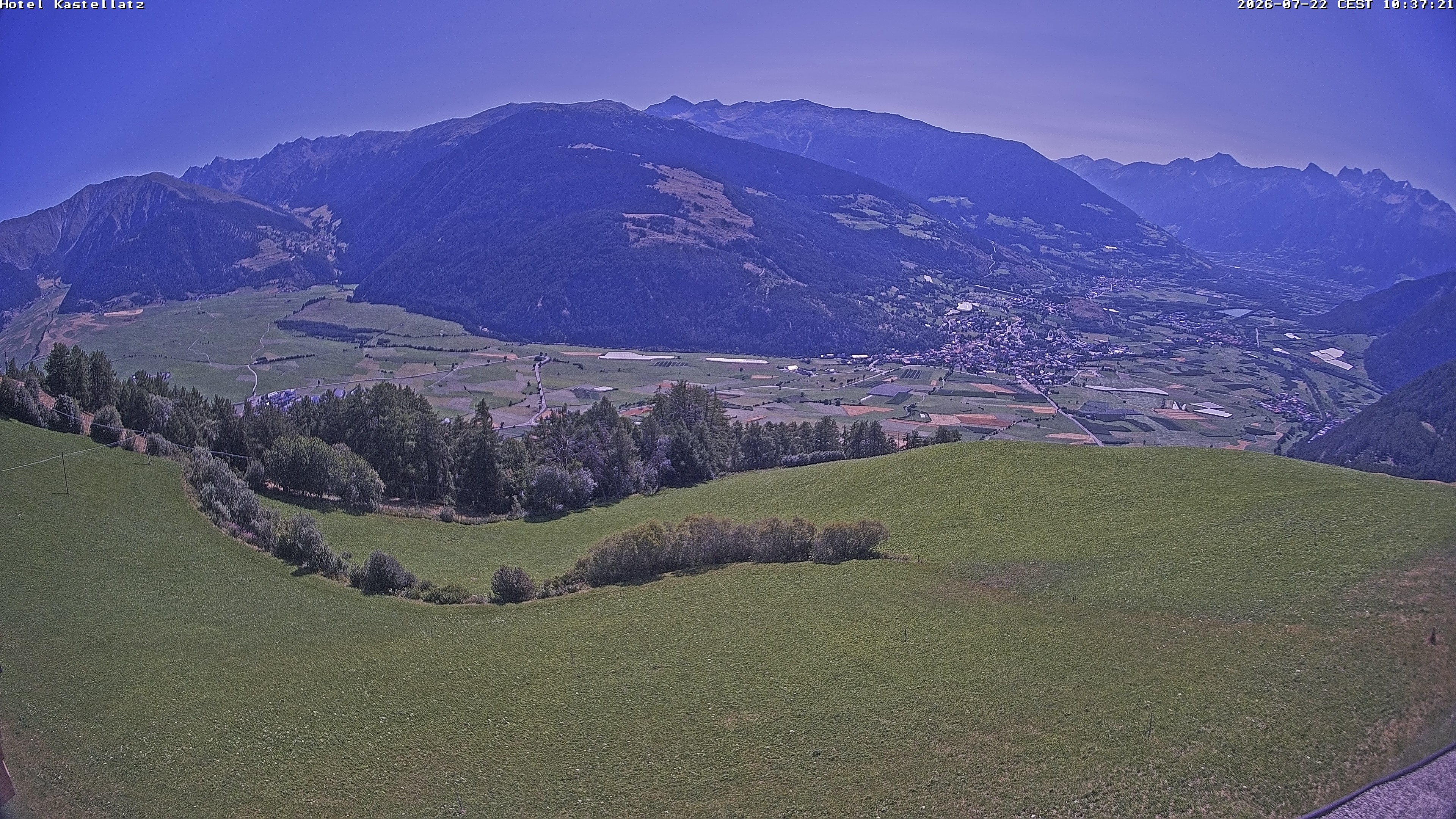 Archiv Foto Webcam Ausblick Kastellatz - Mals