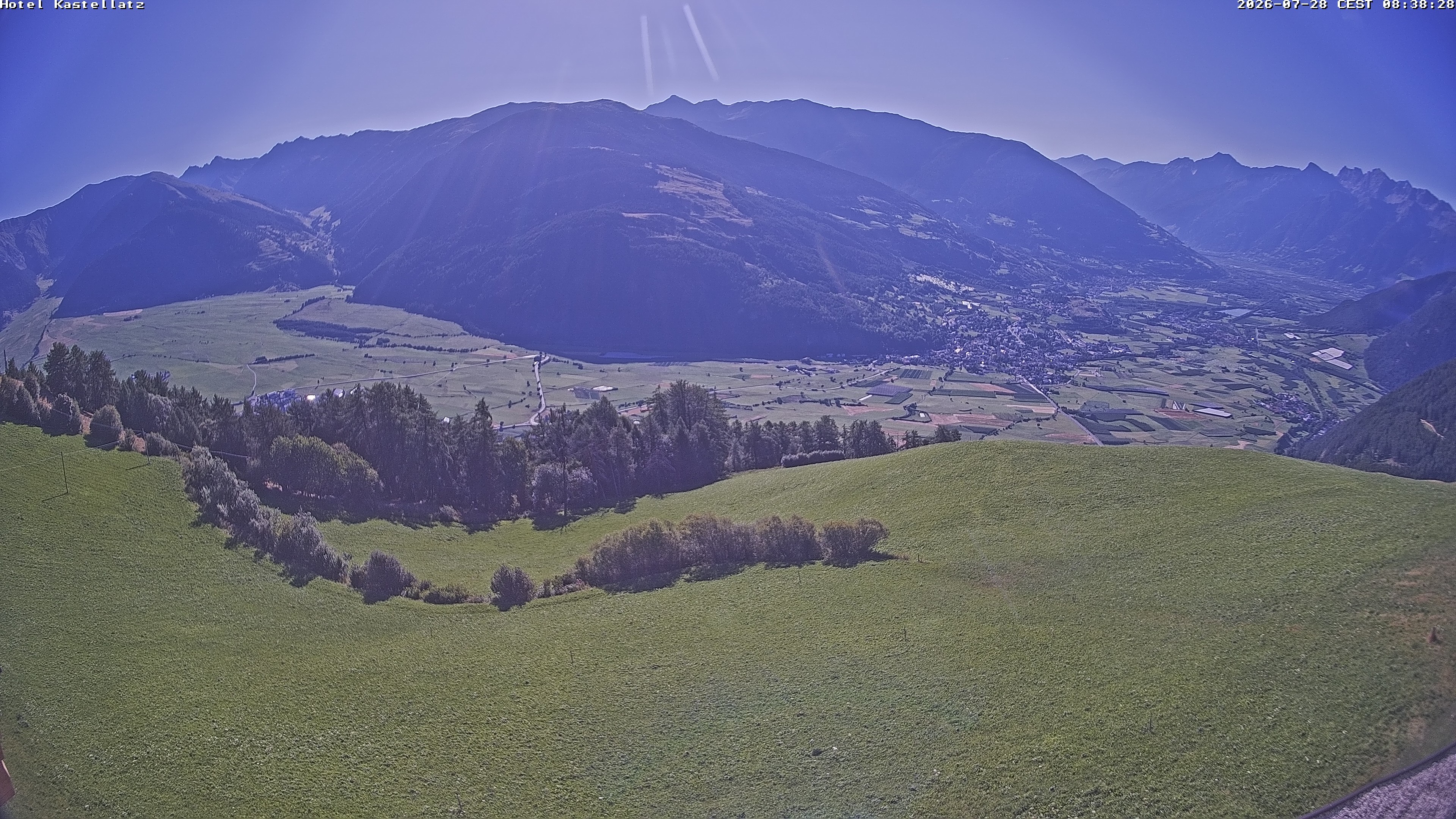 Archived image Webcam Panoramic View Kastellatz - Mals
