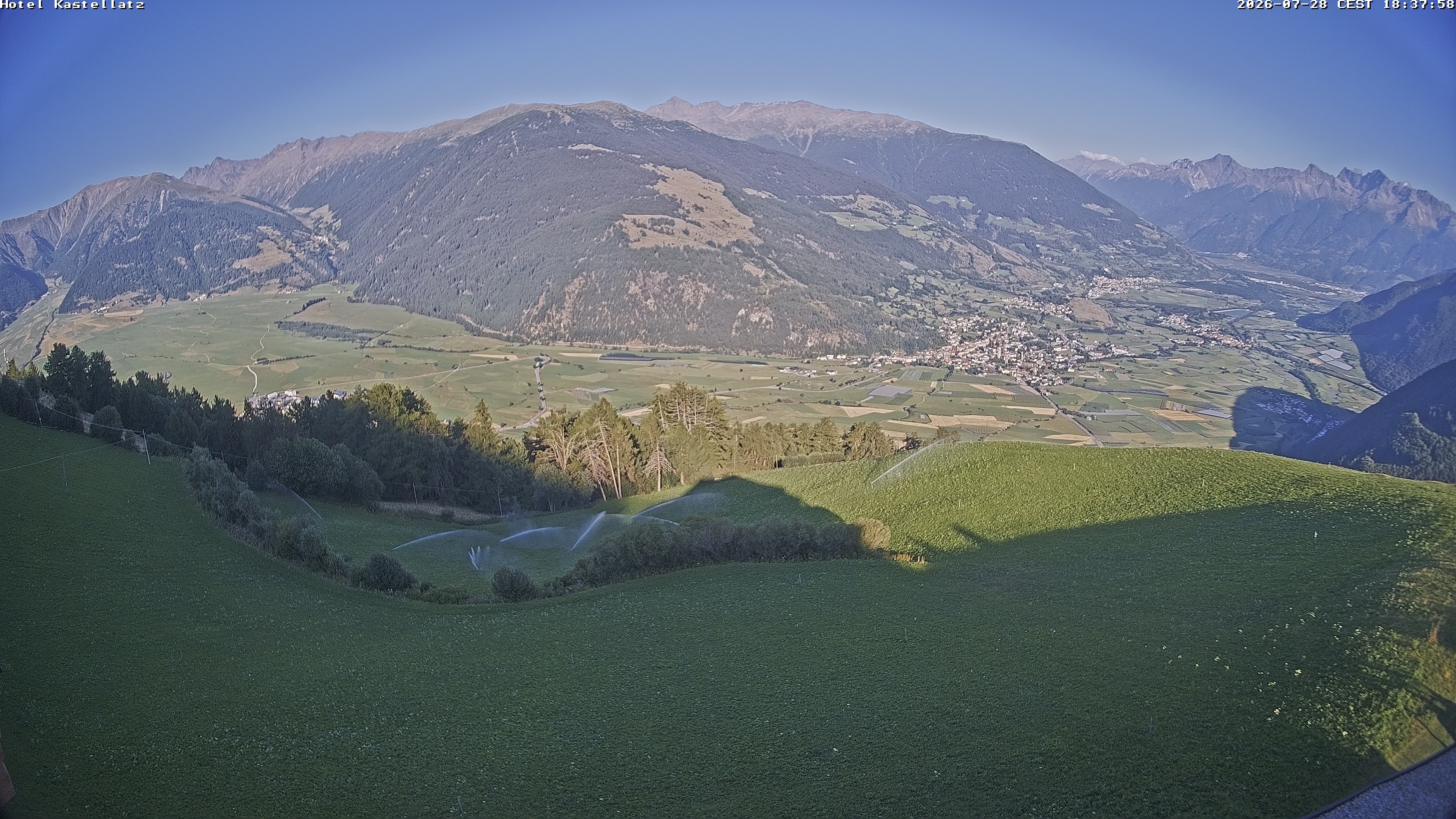 Archived image Webcam Panoramic View Kastellatz - Mals