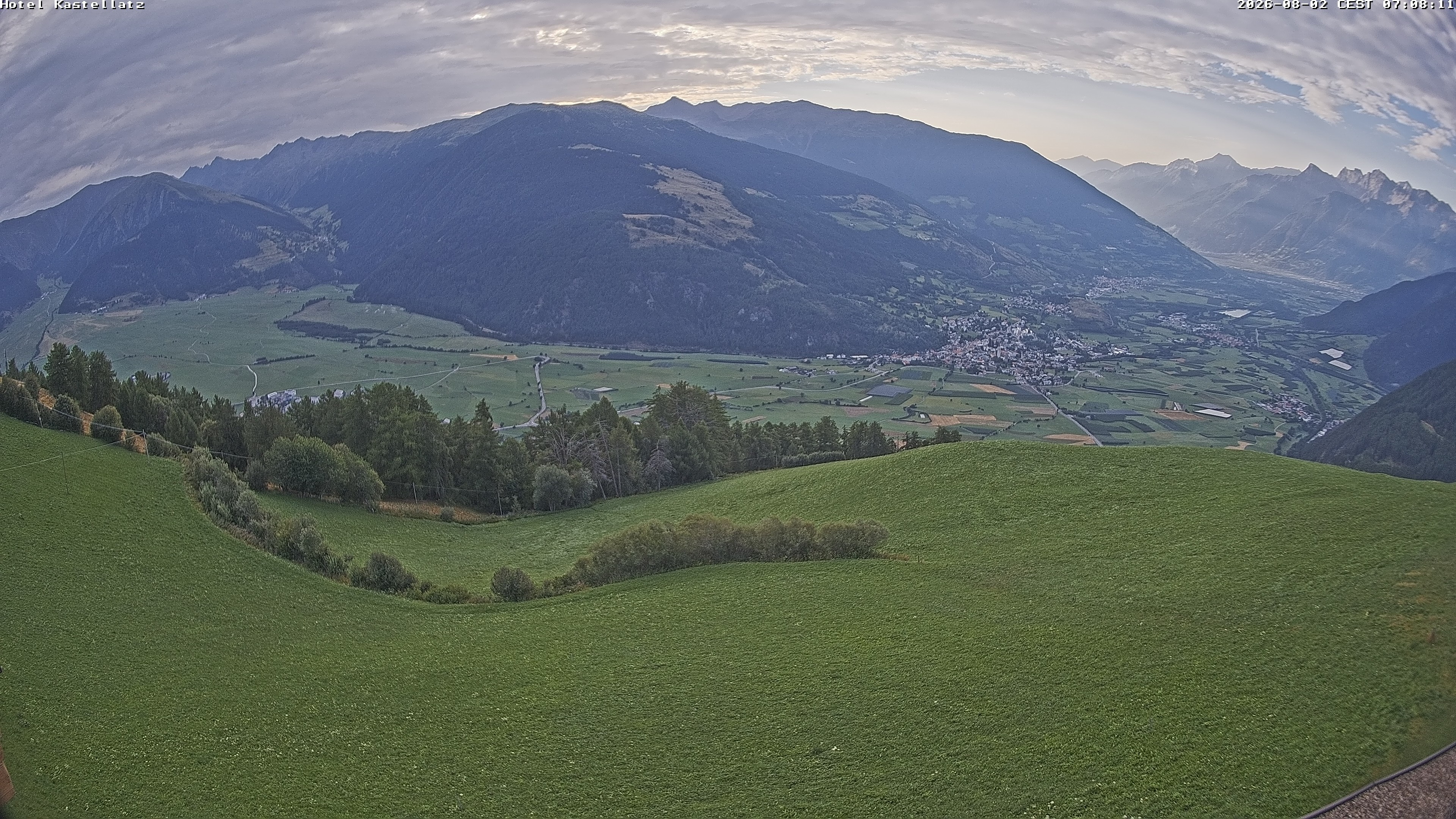 Archived image Webcam Panoramic View Kastellatz - Mals