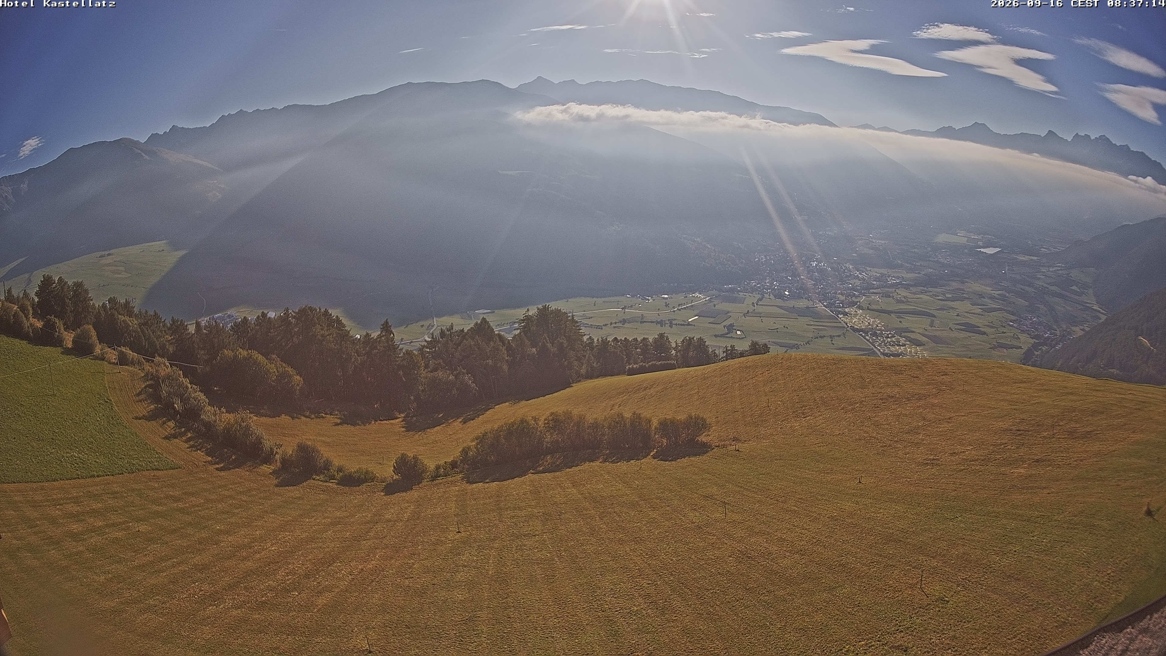 Archiv Foto Webcam Ausblick Kastellatz - Mals