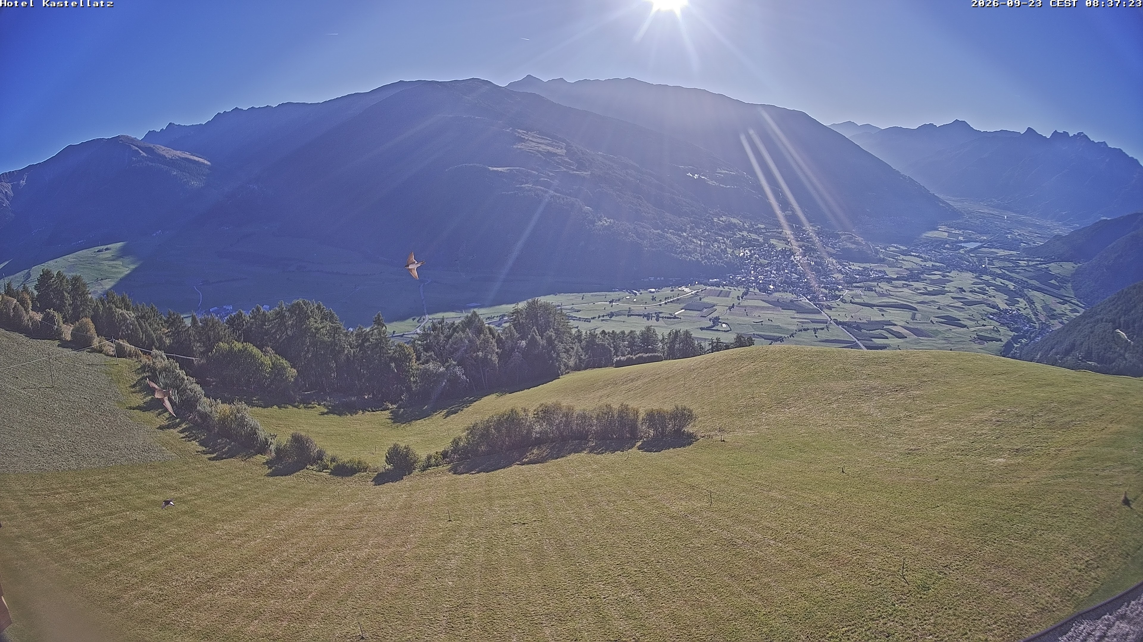 Archiv Foto Webcam Ausblick Kastellatz - Mals