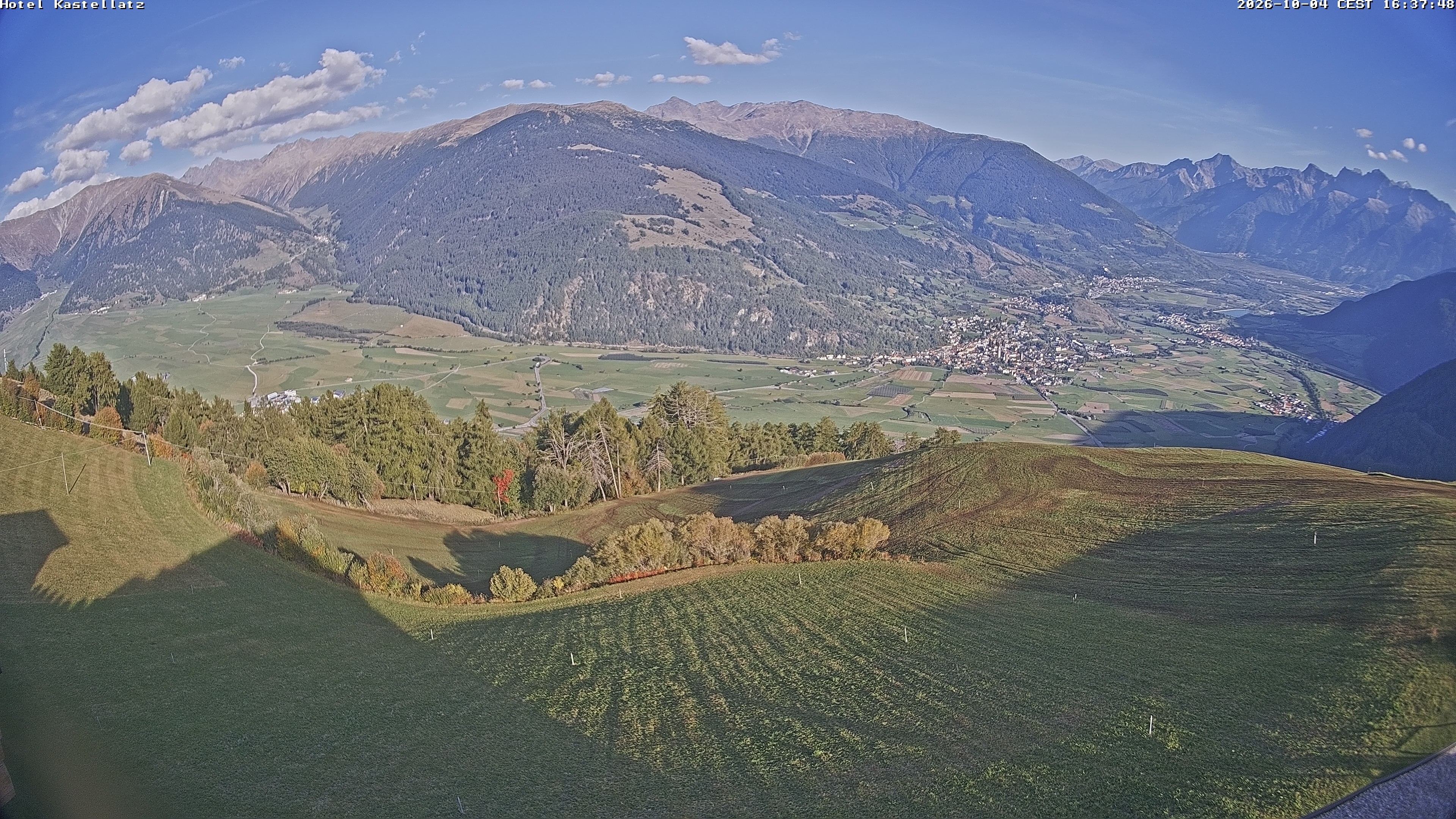 Archiv Foto Webcam Ausblick Kastellatz - Mals