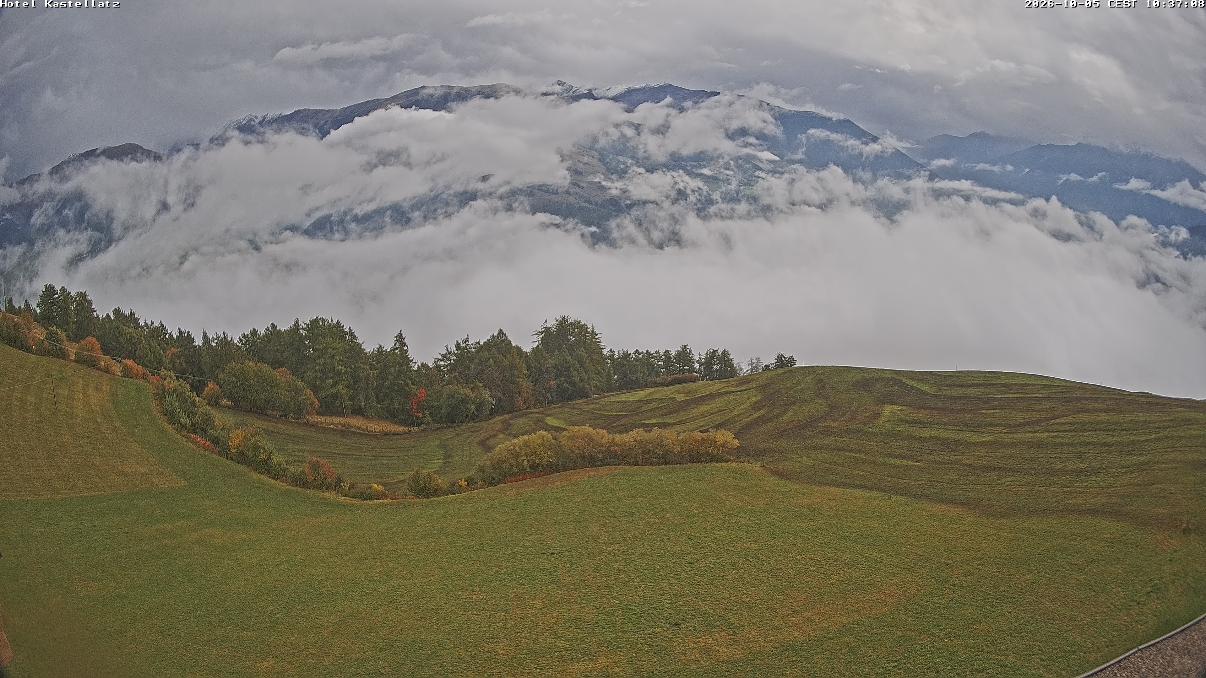 Archived image Webcam Panoramic View Kastellatz - Mals