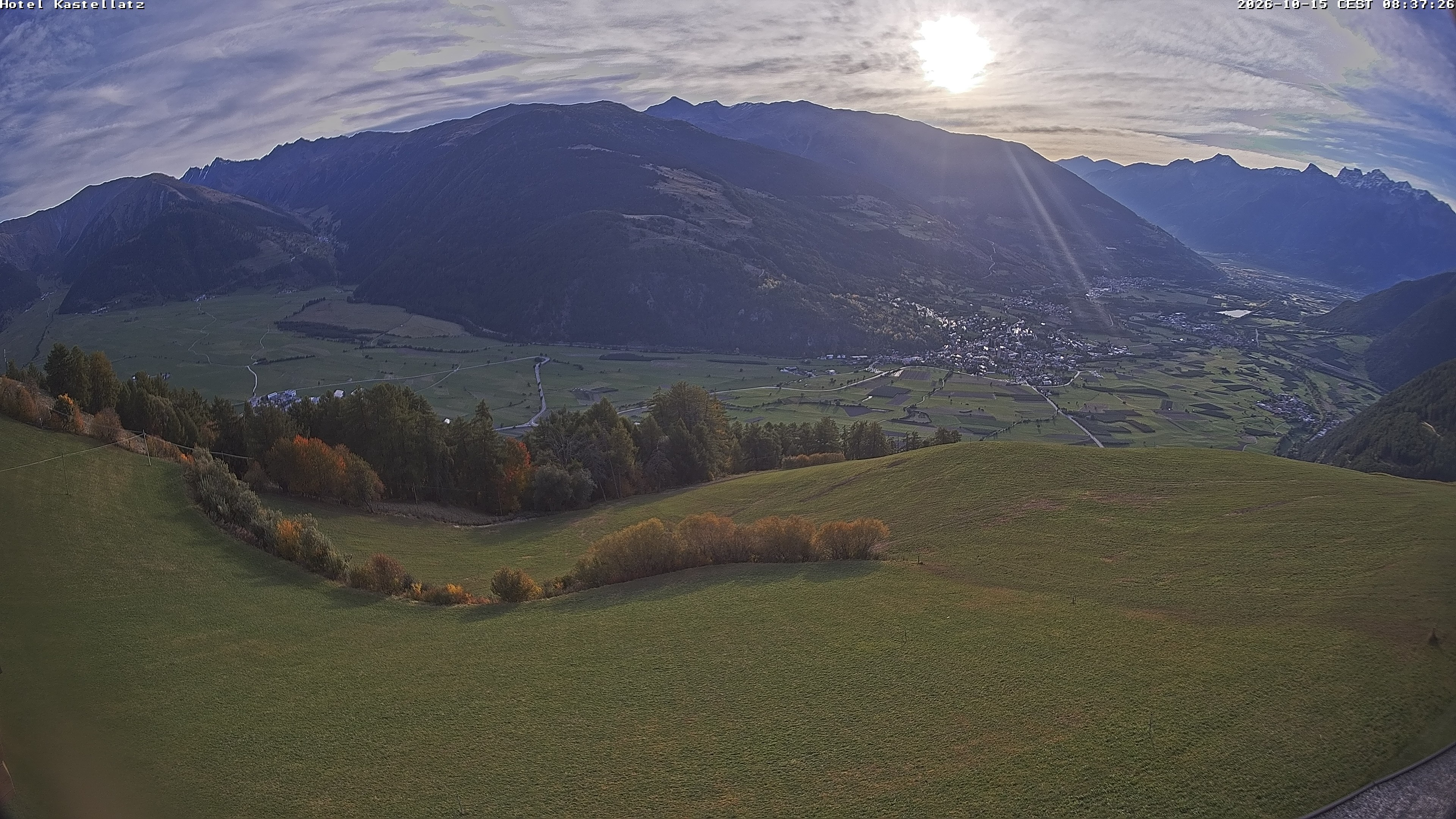 Archiv Foto Webcam Ausblick Kastellatz - Mals