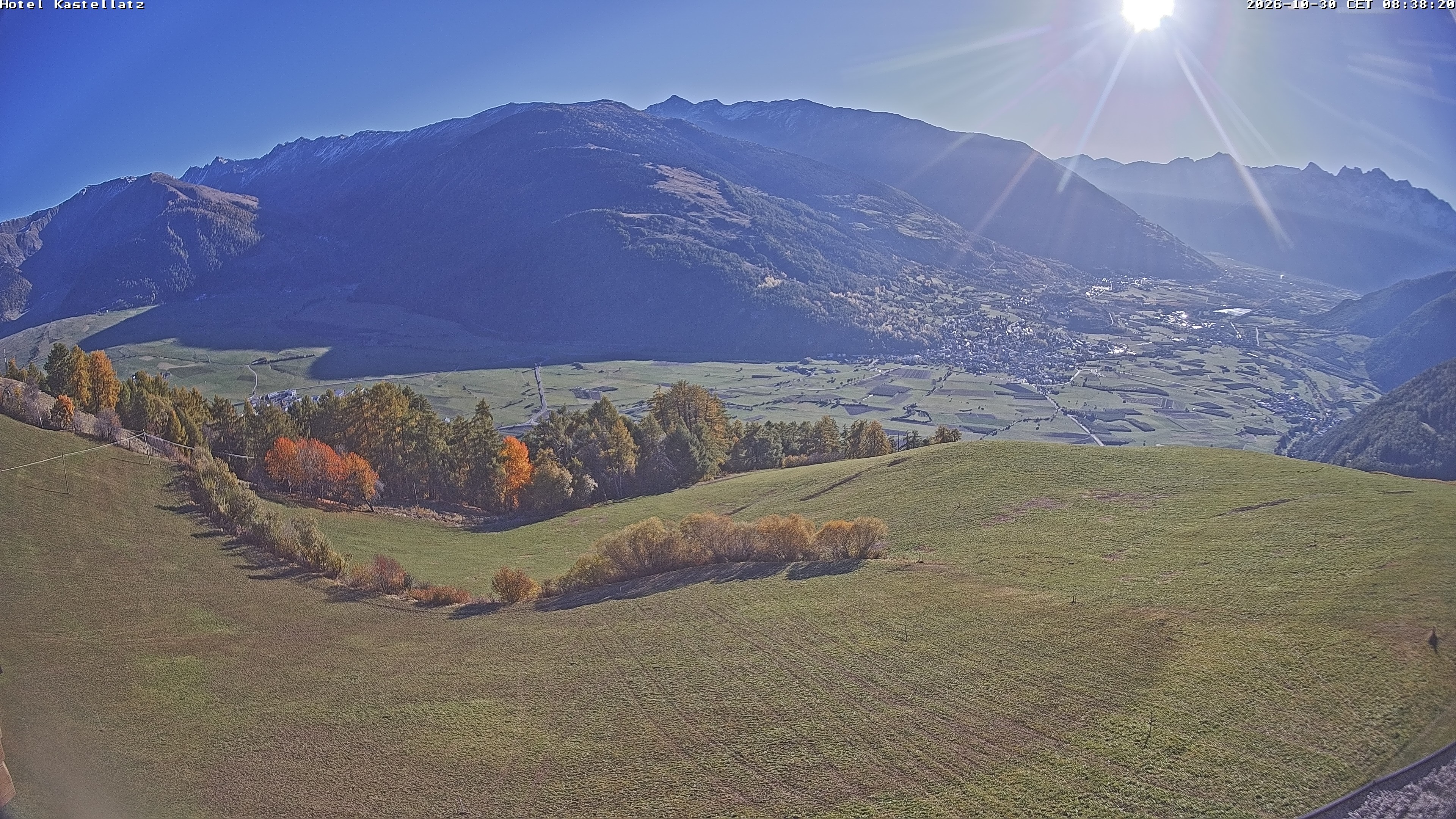 Archived image Webcam Panoramic View Kastellatz - Mals