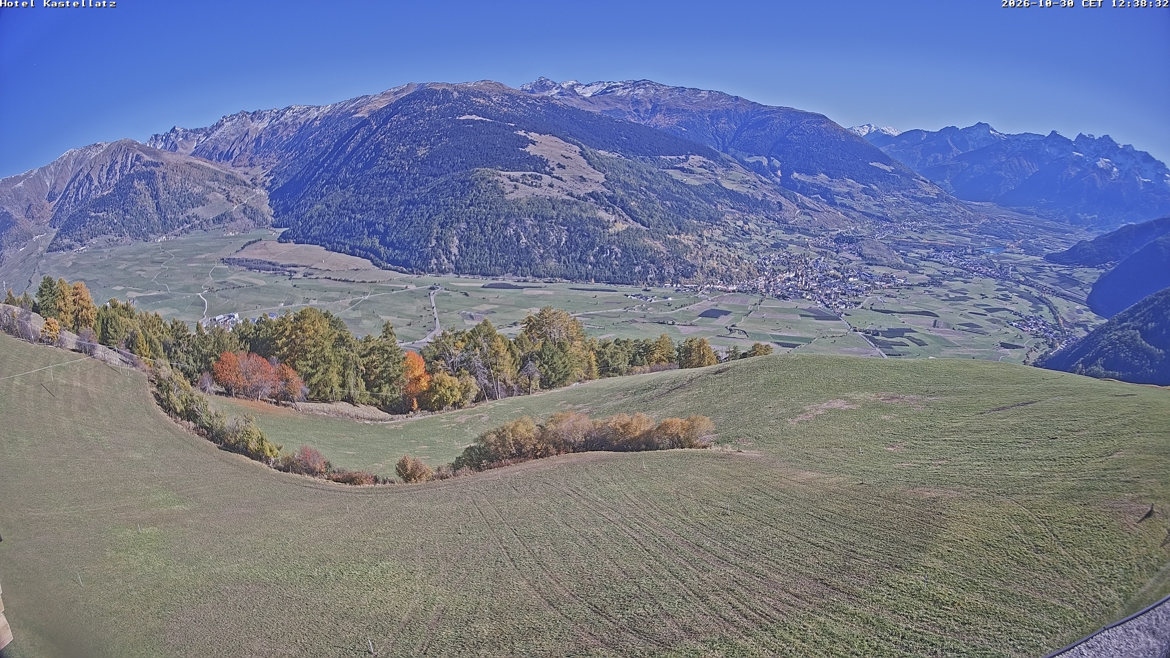 Archived image Webcam Panoramic View Kastellatz - Mals