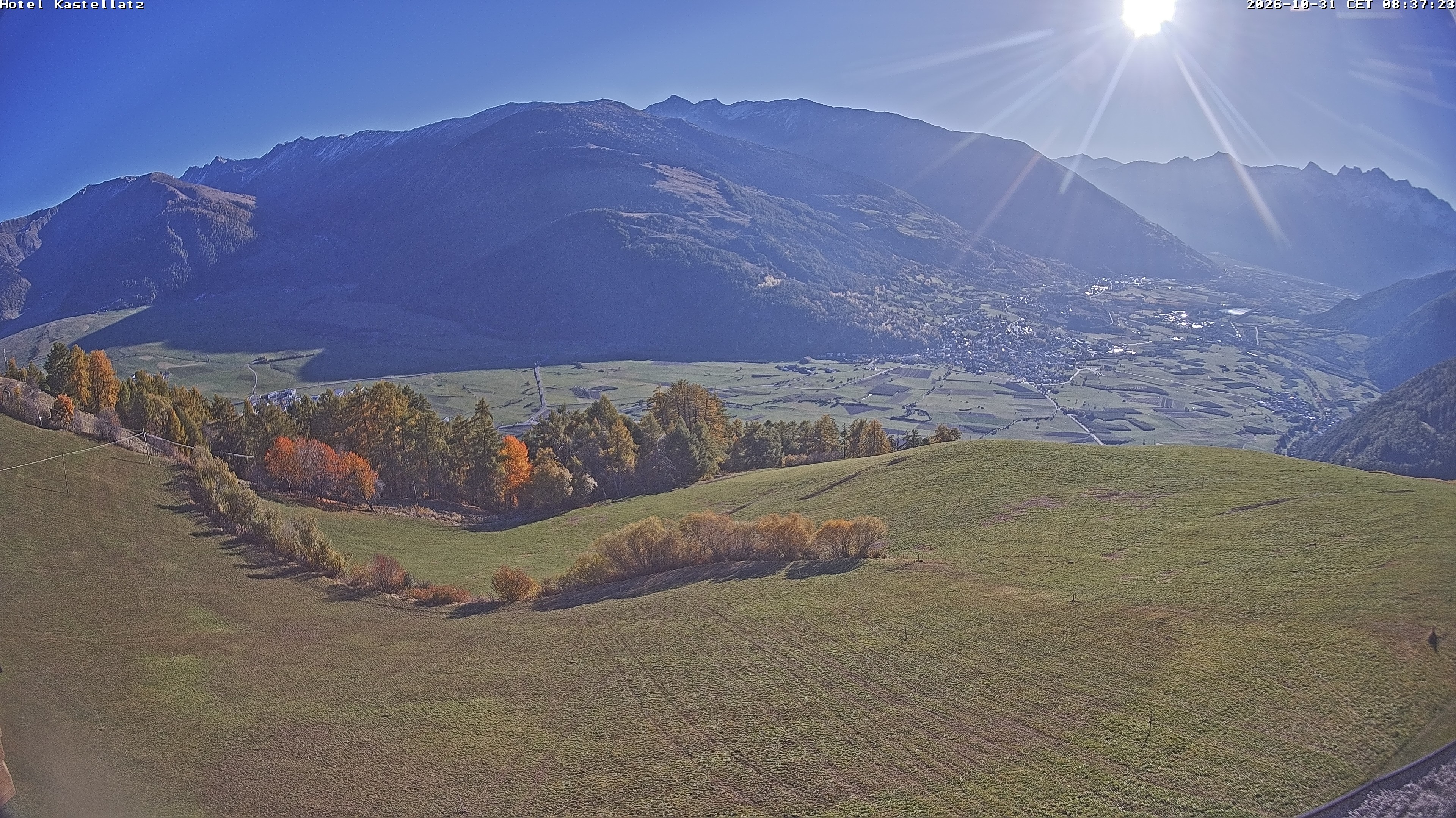 Archiv Foto Webcam Ausblick Kastellatz - Mals