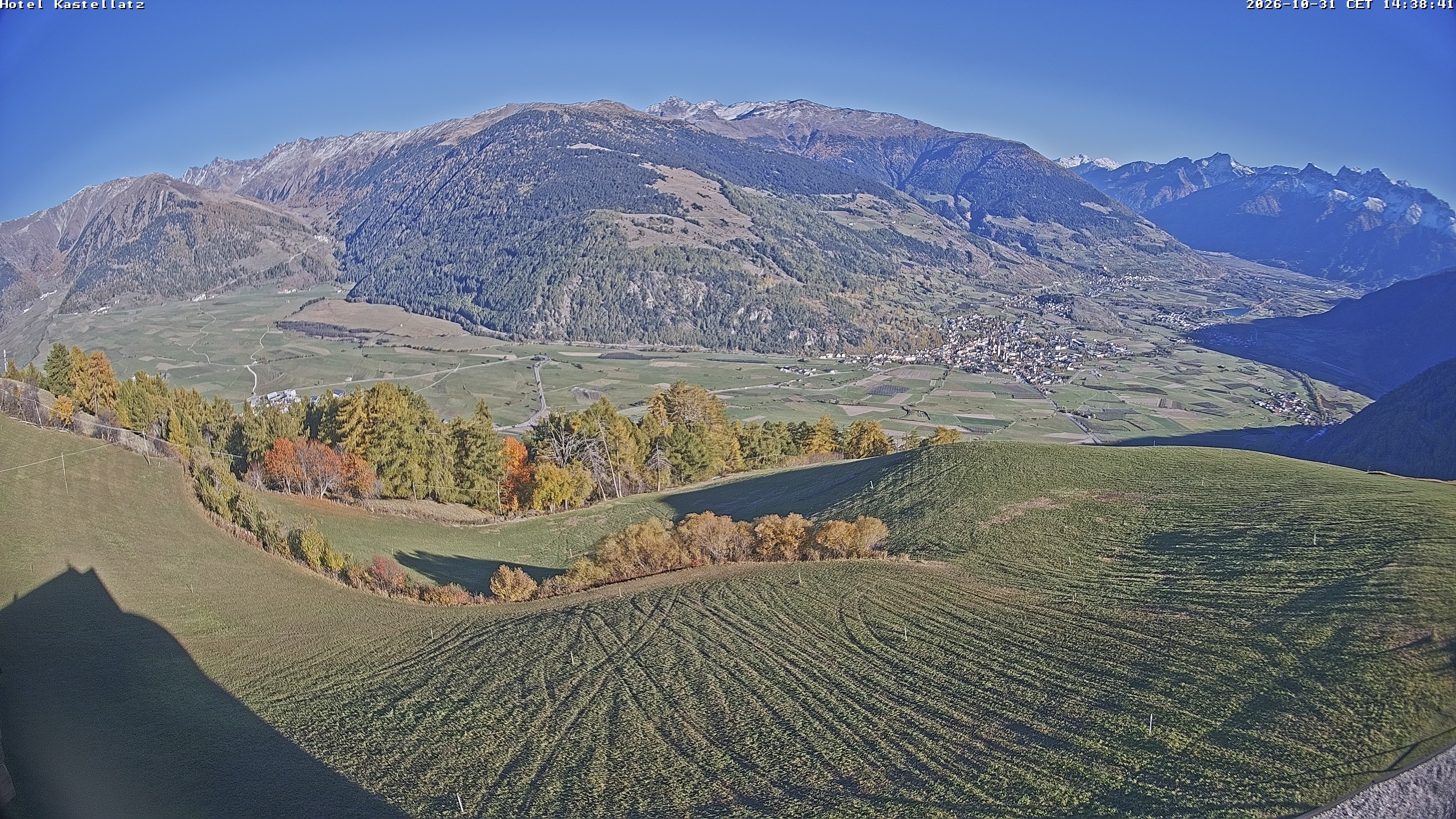 Archiv Foto Webcam Ausblick Kastellatz - Mals