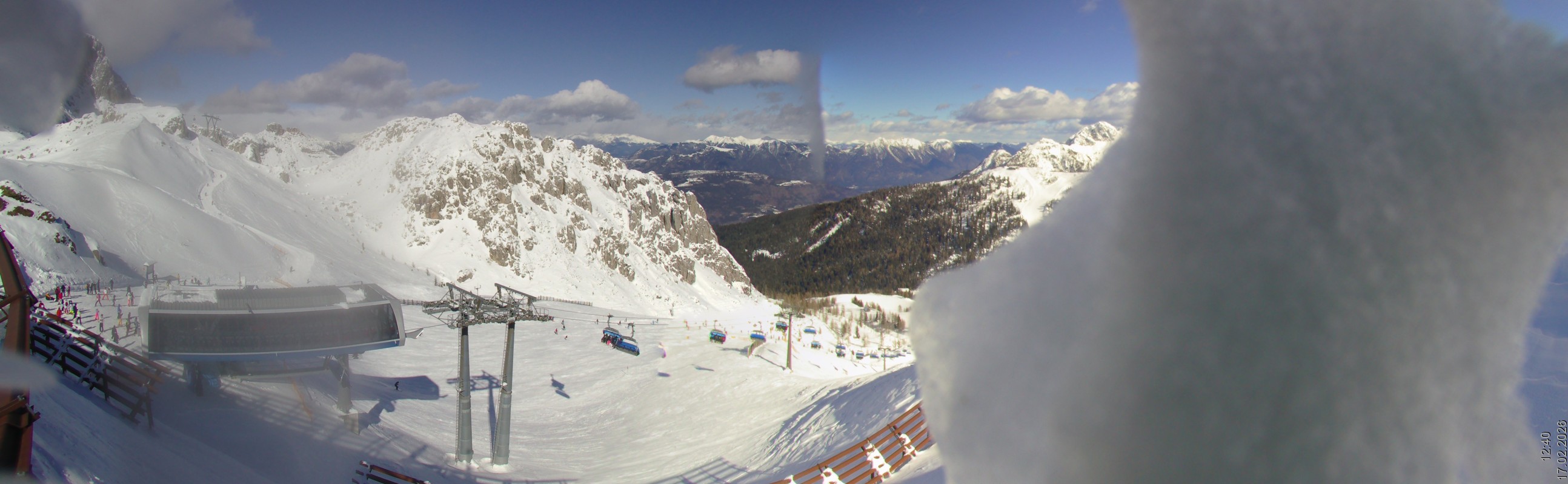 Archiv Foto Webcam Rudnigsattel - Blick Richtung Tressdorfer Höhe