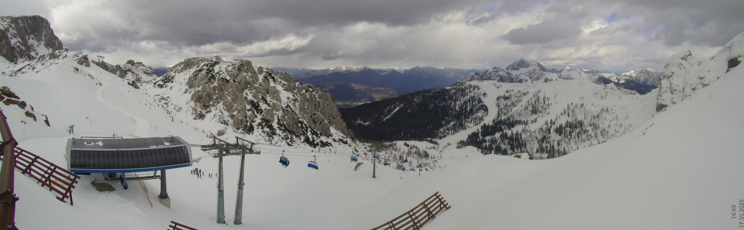 Archiv Foto Webcam Rudnigsattel - Blick Richtung Tressdorfer Höhe