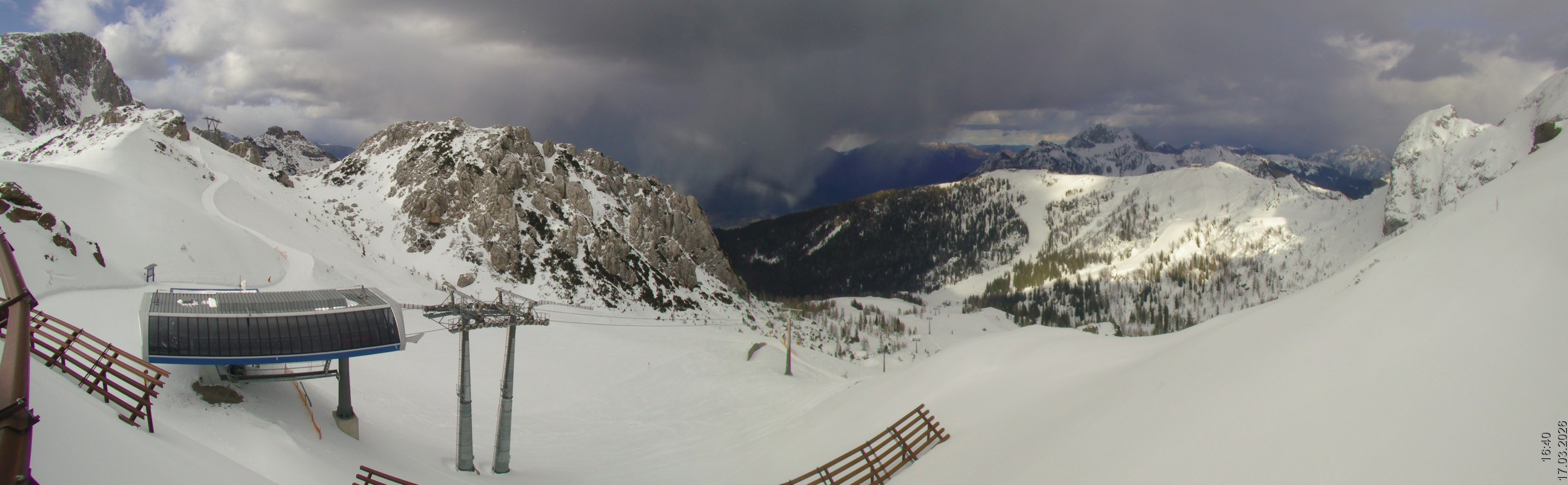 Archiv Foto Webcam Rudnigsattel - Blick Richtung Tressdorfer Höhe