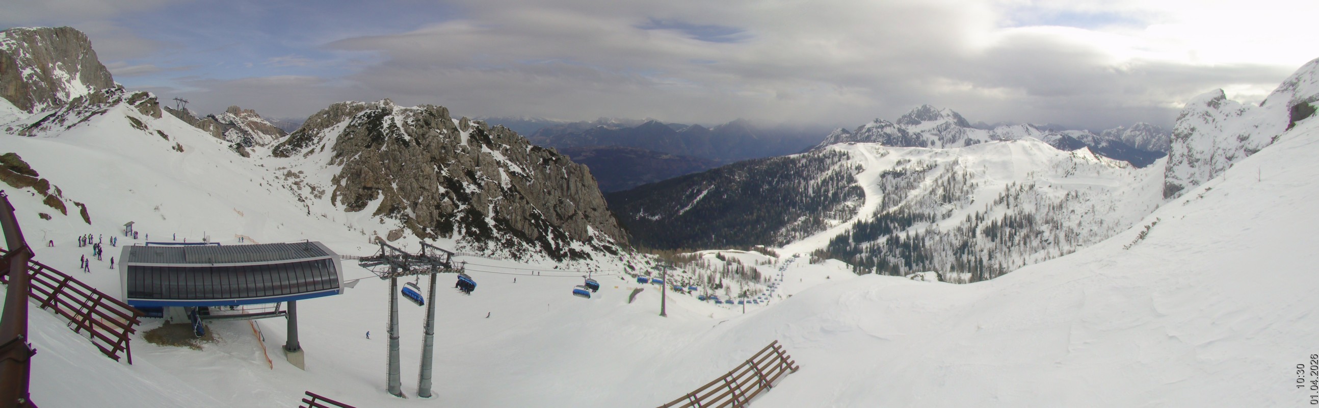 Archiv Foto Webcam Rudnigsattel - Blick Richtung Tressdorfer Höhe