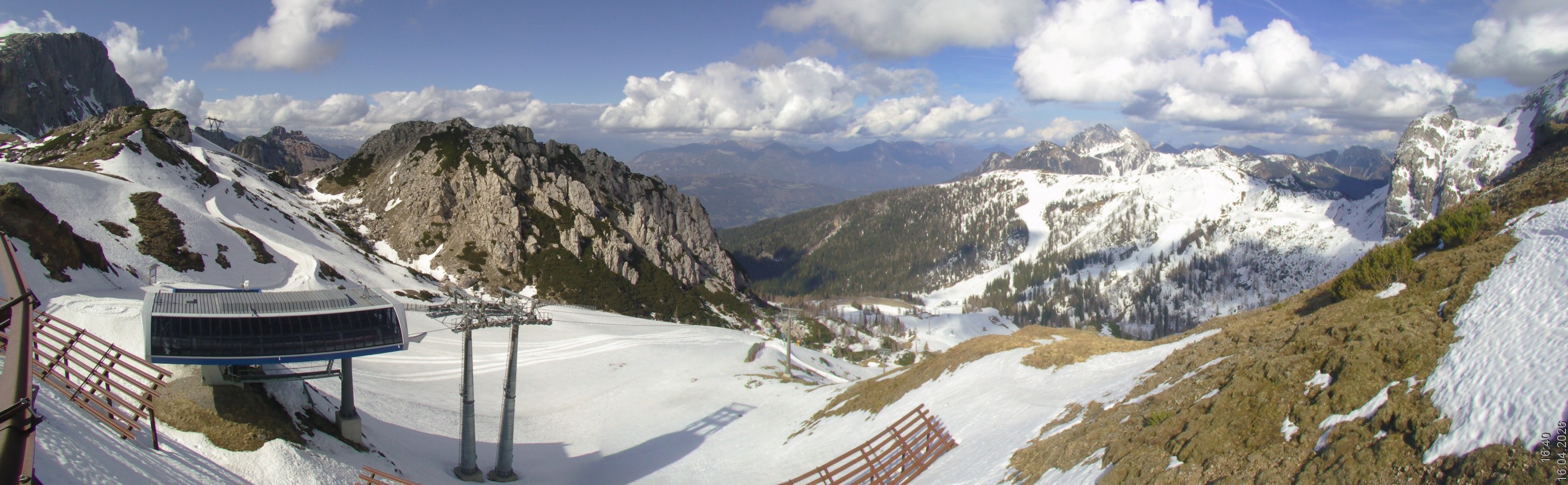 Archiv Foto Webcam Rudnigsattel - Blick Richtung Tressdorfer Höhe