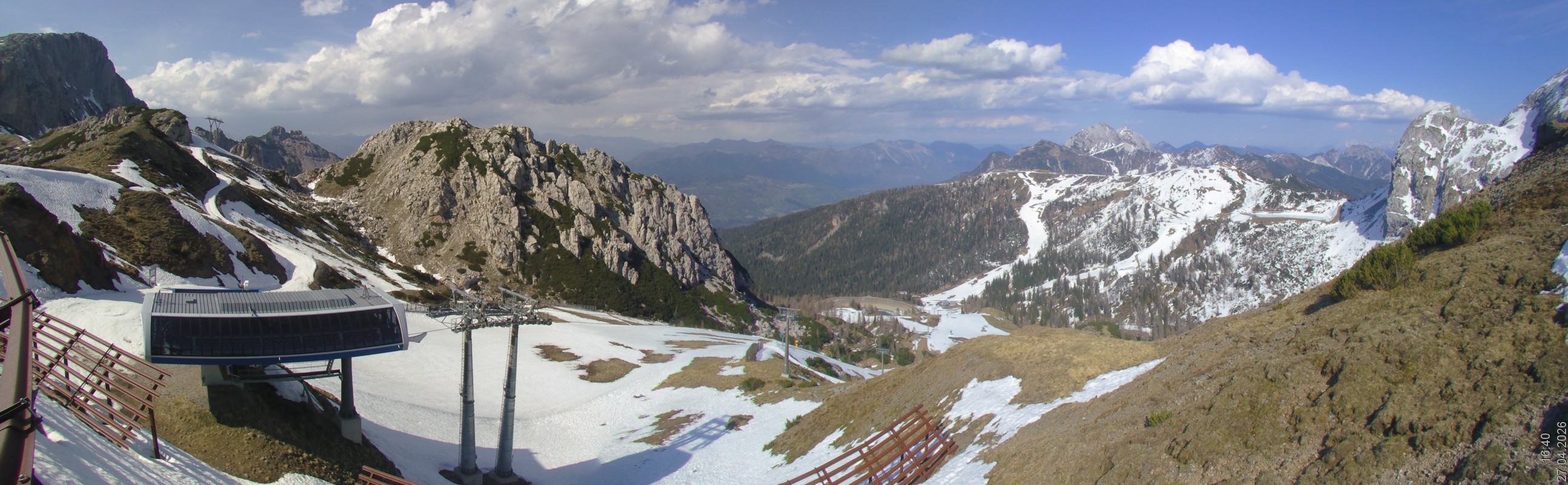 Archiv Foto Webcam Rudnigsattel - Blick Richtung Tressdorfer Höhe