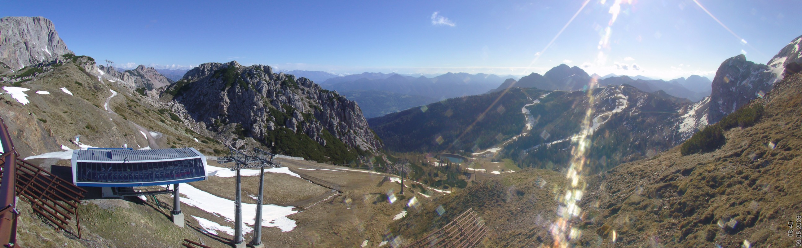 Archiv Foto Webcam Rudnigsattel - Blick Richtung Tressdorfer Höhe