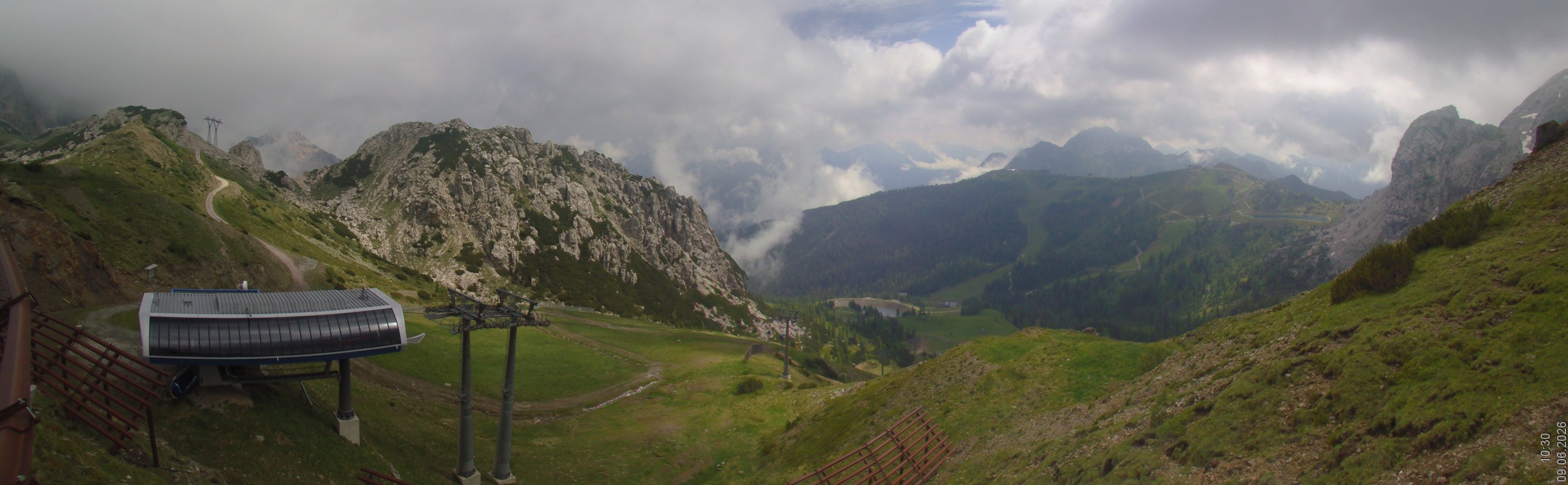 Archiv Foto Webcam Rudnigsattel - Blick Richtung Tressdorfer Höhe