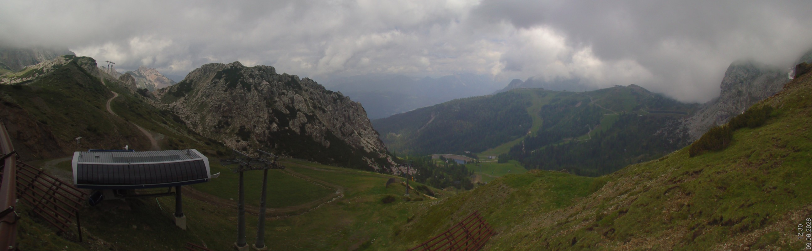 Archiv Foto Webcam Rudnigsattel - Blick Richtung Tressdorfer Höhe