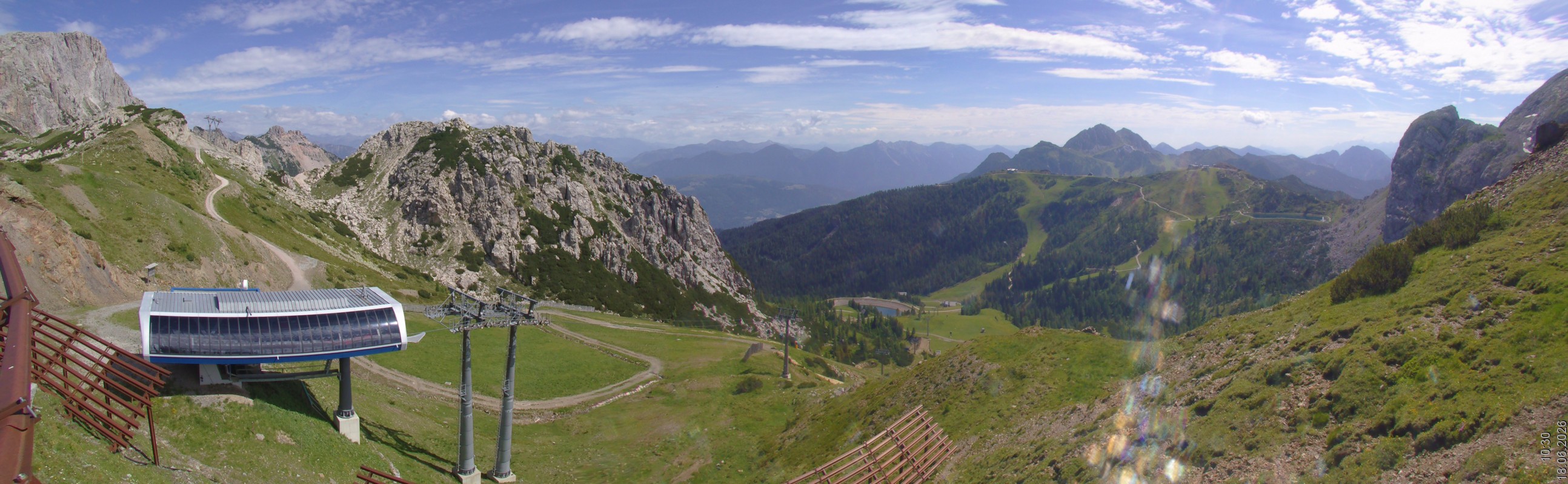 Archiv Foto Webcam Rudnigsattel - Blick Richtung Tressdorfer Höhe