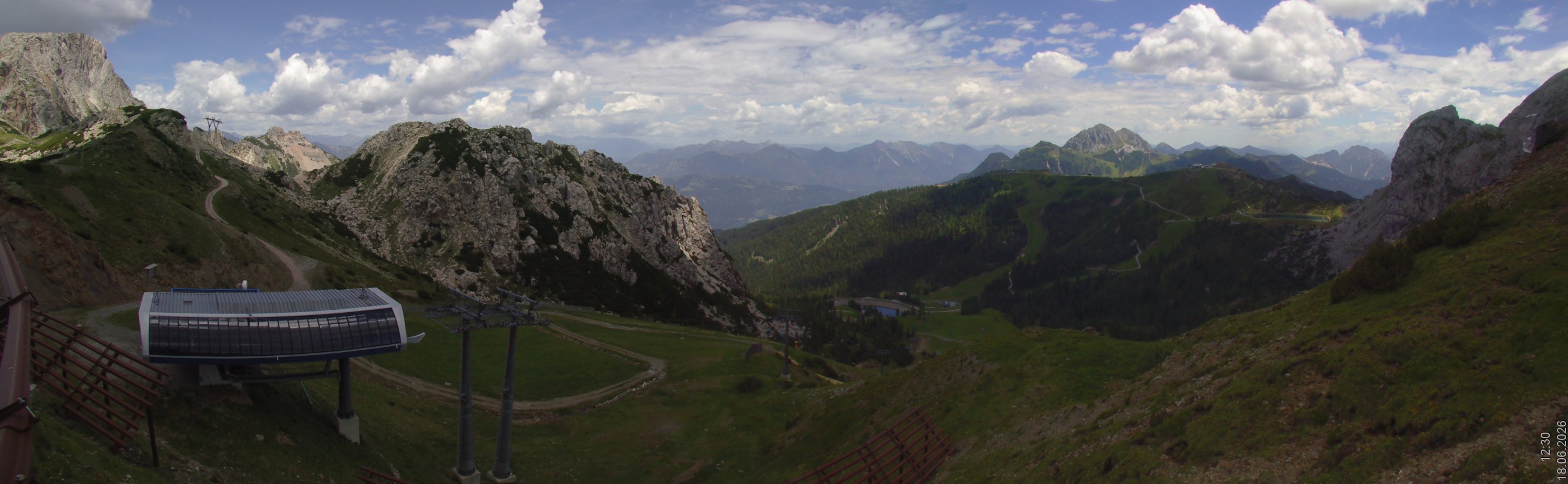 Archiv Foto Webcam Rudnigsattel - Blick Richtung Tressdorfer Höhe