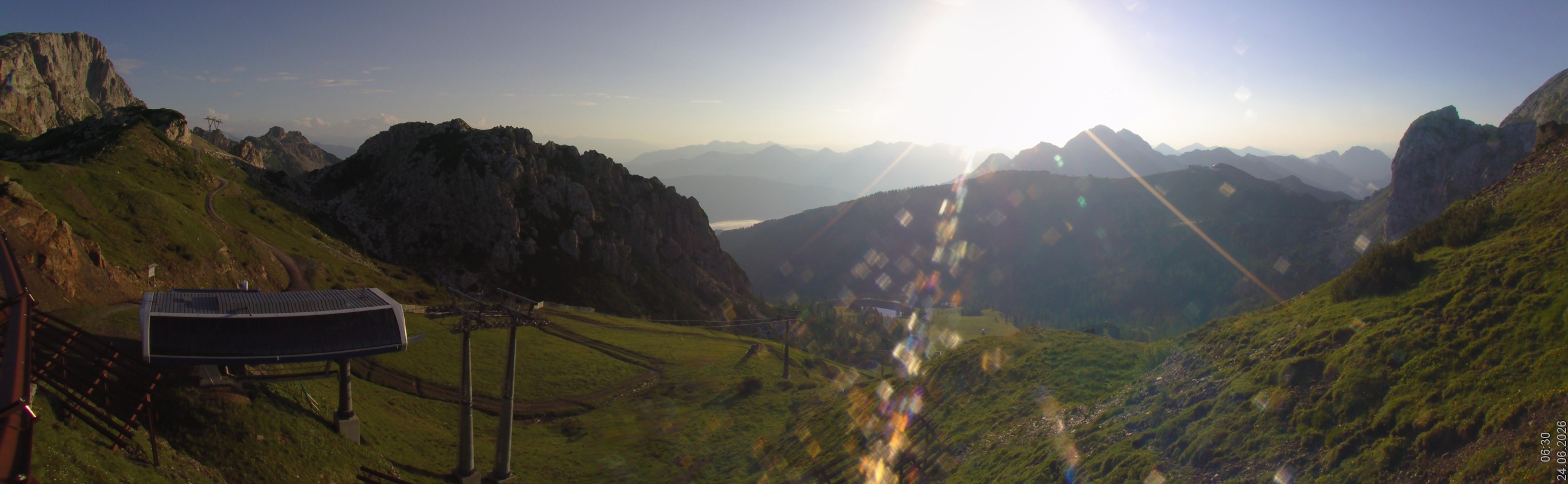 Archiv Foto Webcam Rudnigsattel - Blick Richtung Tressdorfer Höhe