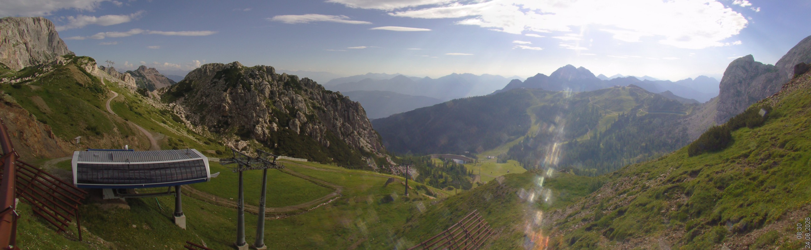 Archiv Foto Webcam Rudnigsattel - Blick Richtung Tressdorfer Höhe