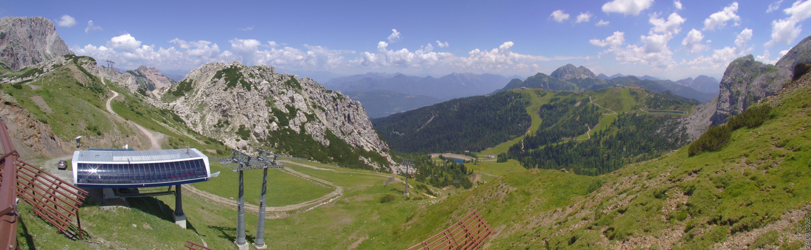 Archiv Foto Webcam Rudnigsattel - Blick Richtung Tressdorfer Höhe
