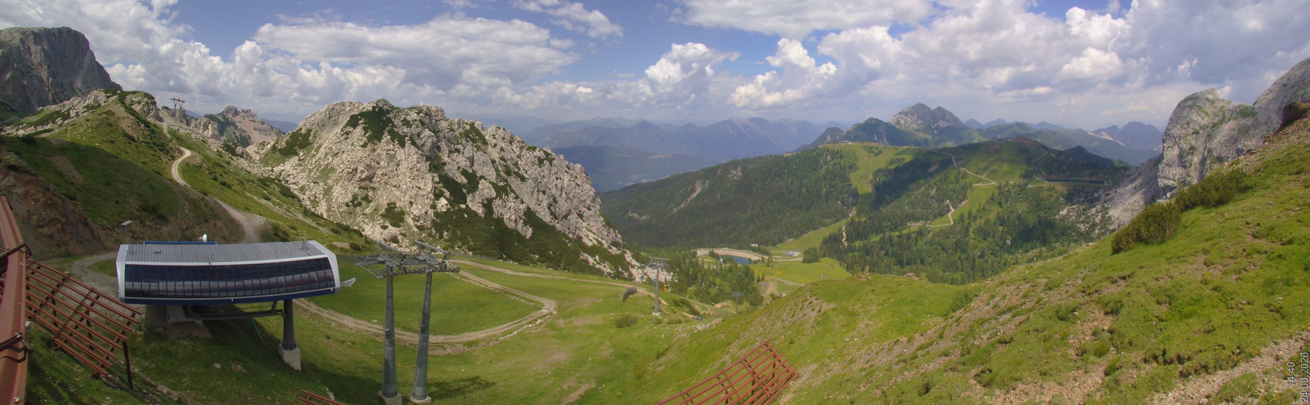 Archiv Foto Webcam Rudnigsattel - Blick Richtung Tressdorfer Höhe