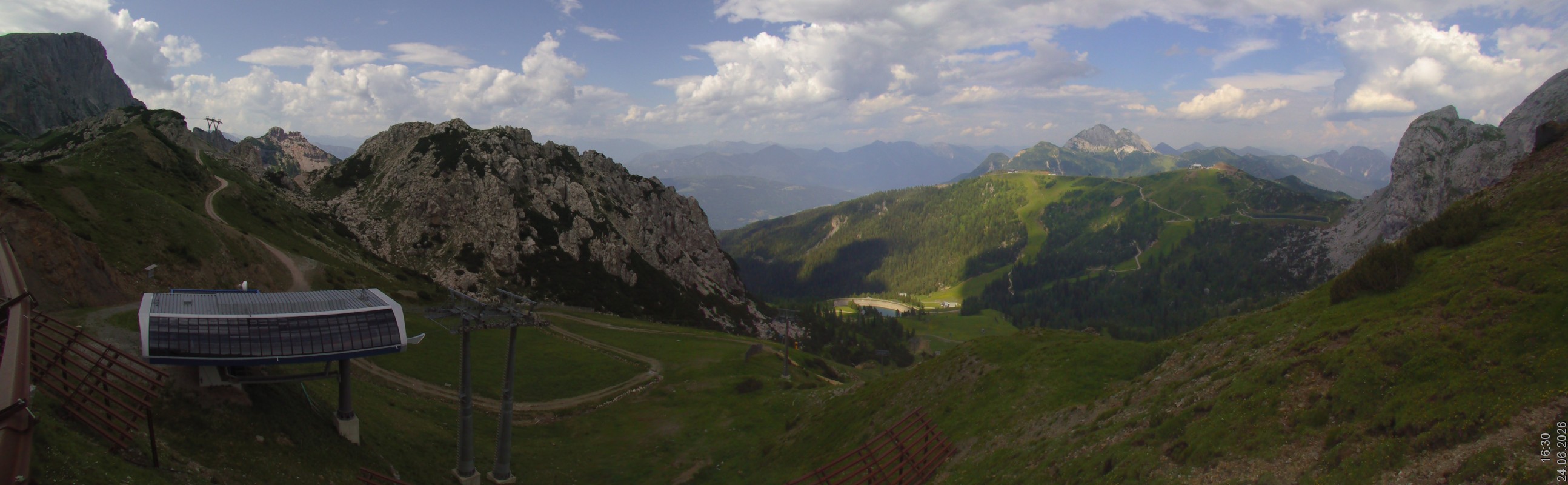 Archiv Foto Webcam Rudnigsattel - Blick Richtung Tressdorfer Höhe