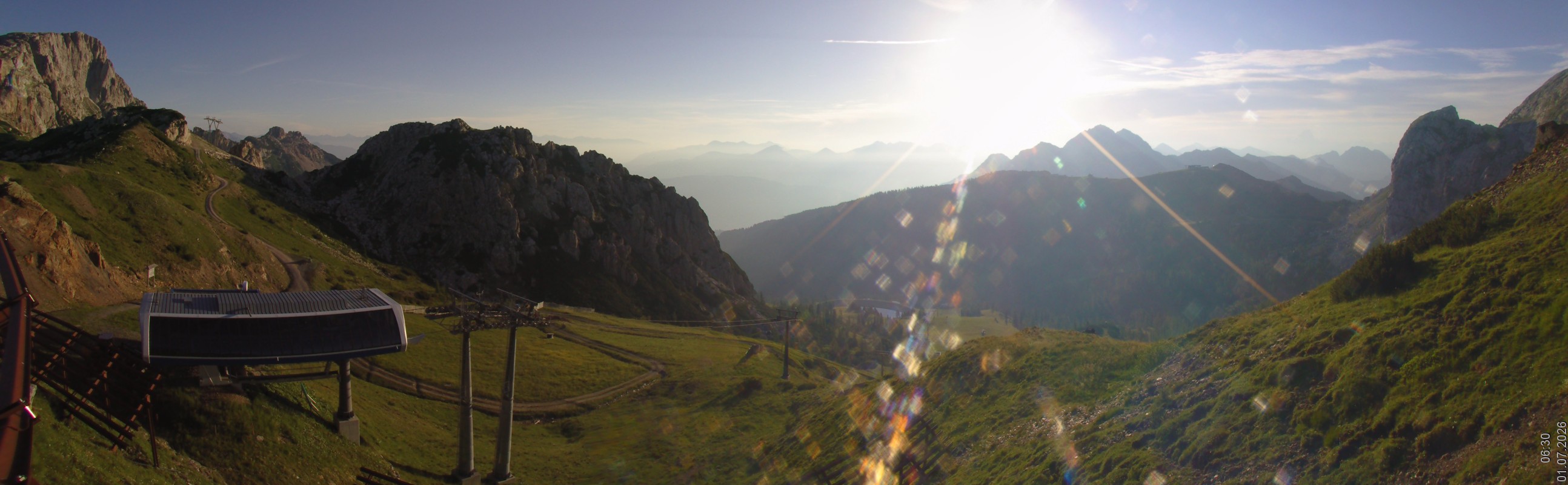 Archiv Foto Webcam Rudnigsattel - Blick Richtung Tressdorfer Höhe