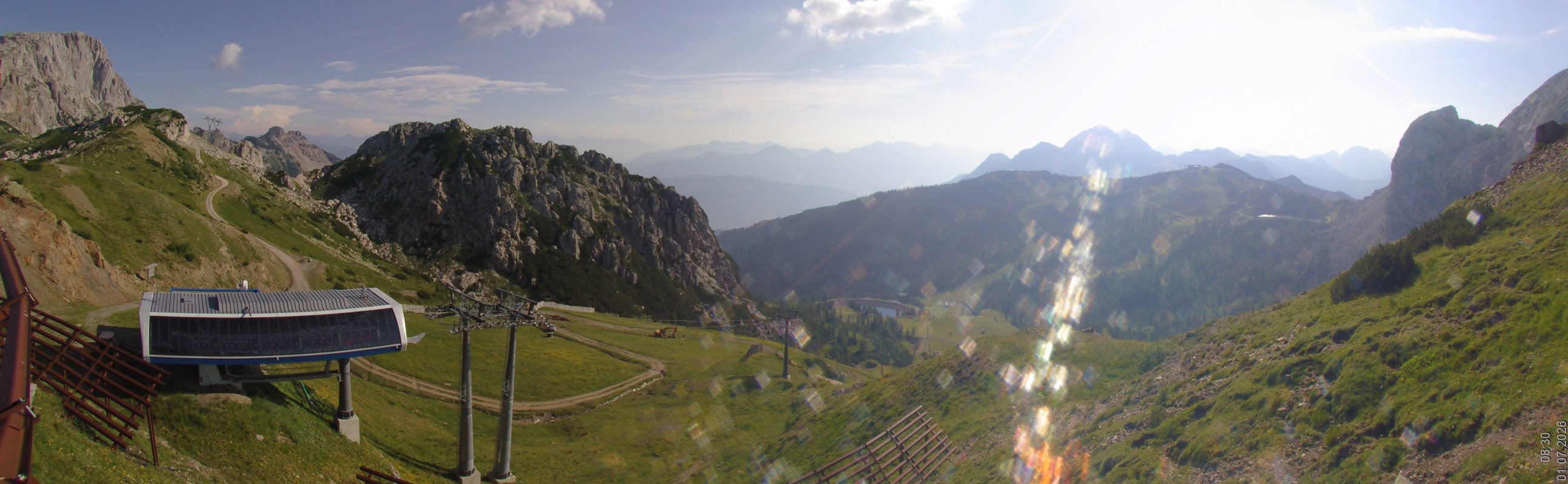 Archiv Foto Webcam Rudnigsattel - Blick Richtung Tressdorfer Höhe