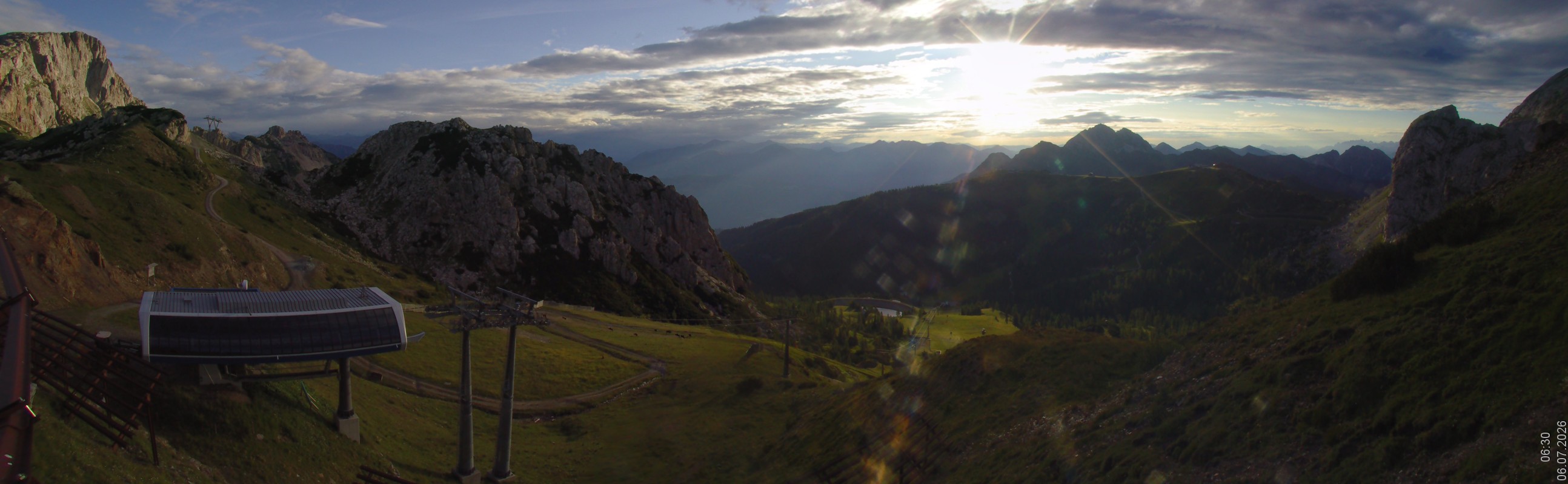 Archiv Foto Webcam Rudnigsattel - Blick Richtung Tressdorfer Höhe