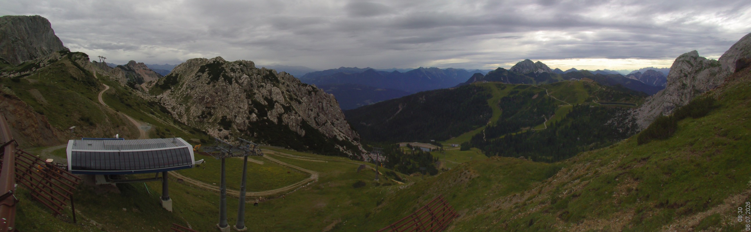 Archiv Foto Webcam Rudnigsattel - Blick Richtung Tressdorfer Höhe