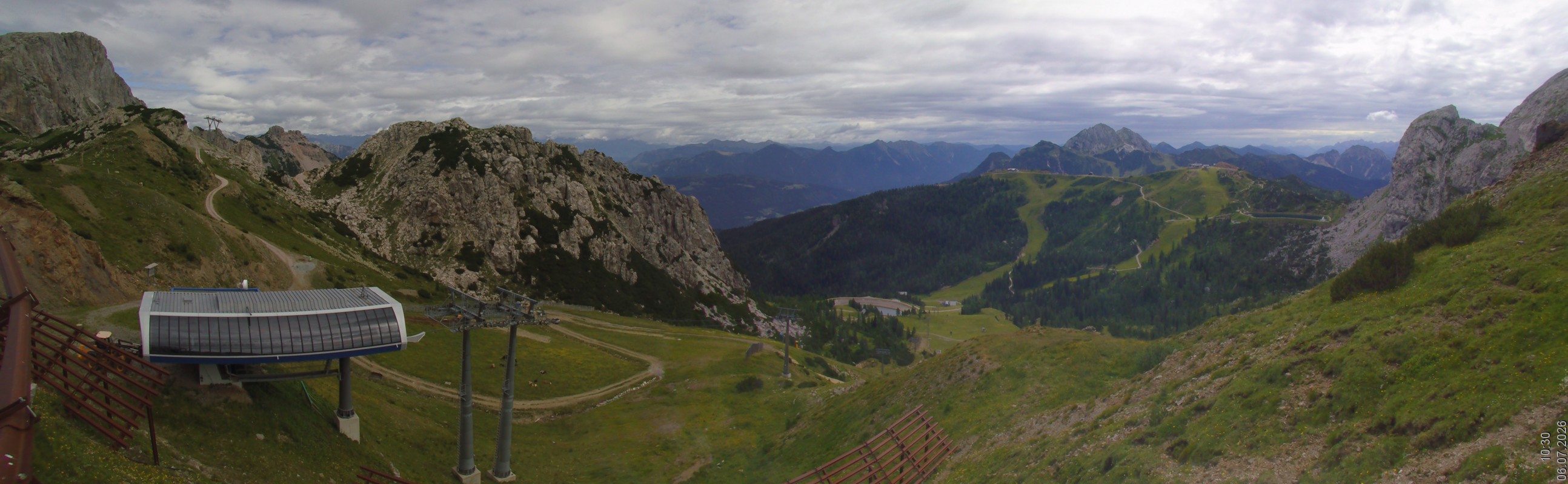 Archiv Foto Webcam Rudnigsattel - Blick Richtung Tressdorfer Höhe