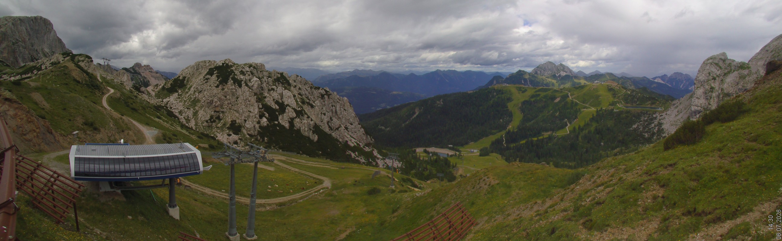 Archiv Foto Webcam Rudnigsattel - Blick Richtung Tressdorfer Höhe