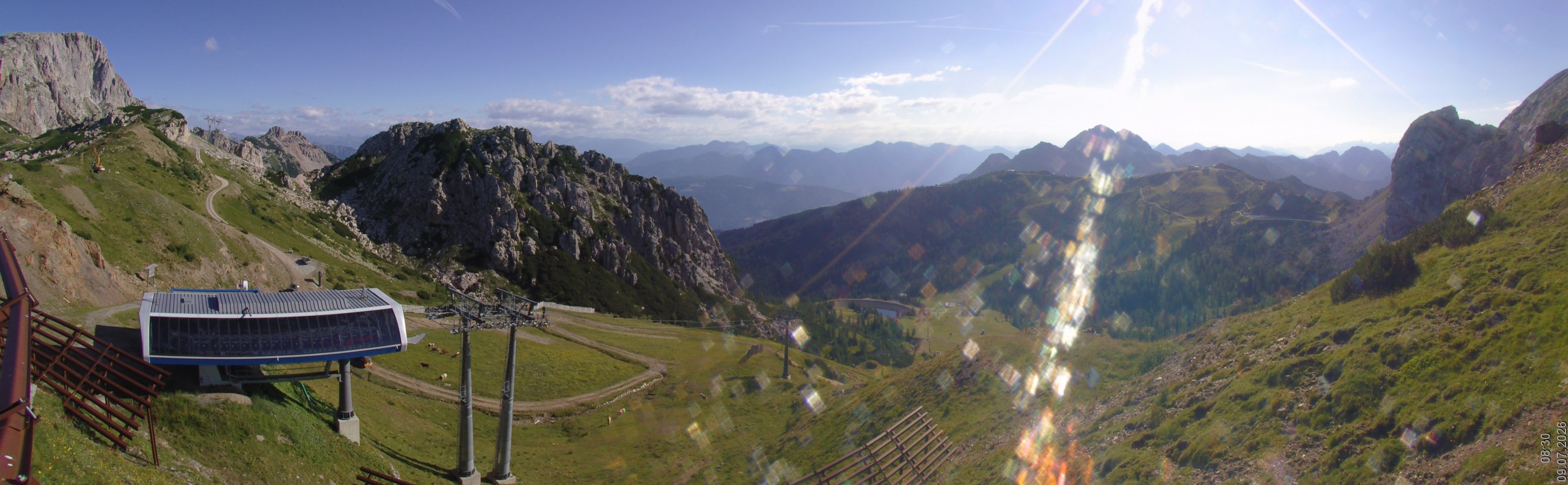 Archiv Foto Webcam Rudnigsattel - Blick Richtung Tressdorfer Höhe