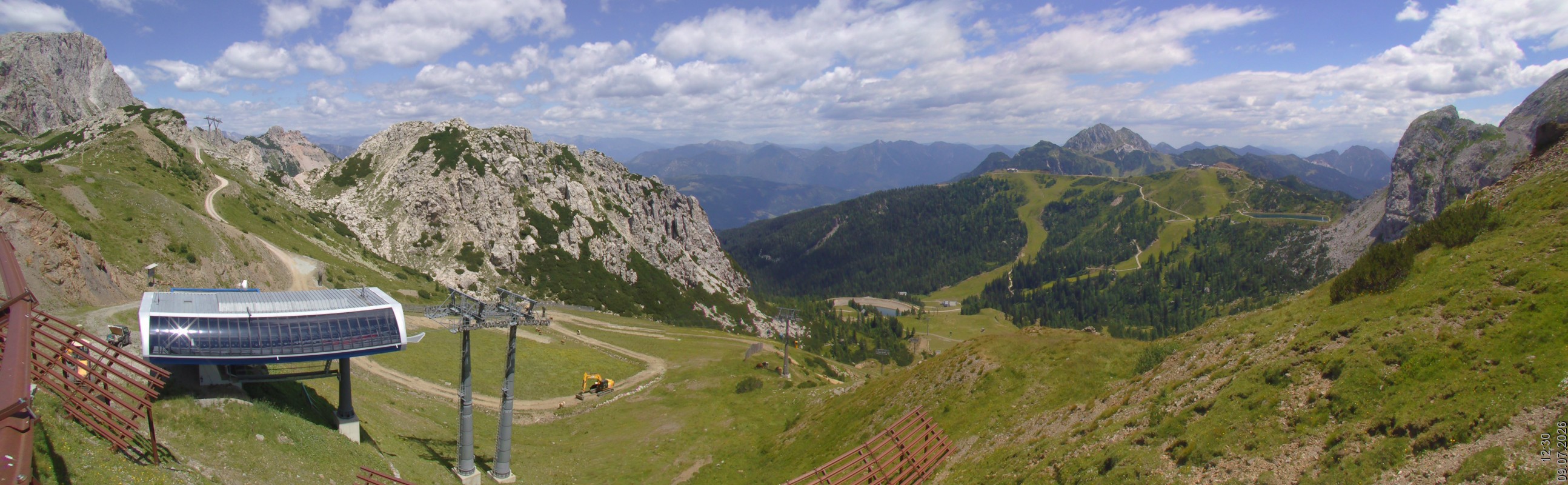 Archiv Foto Webcam Rudnigsattel - Blick Richtung Tressdorfer Höhe