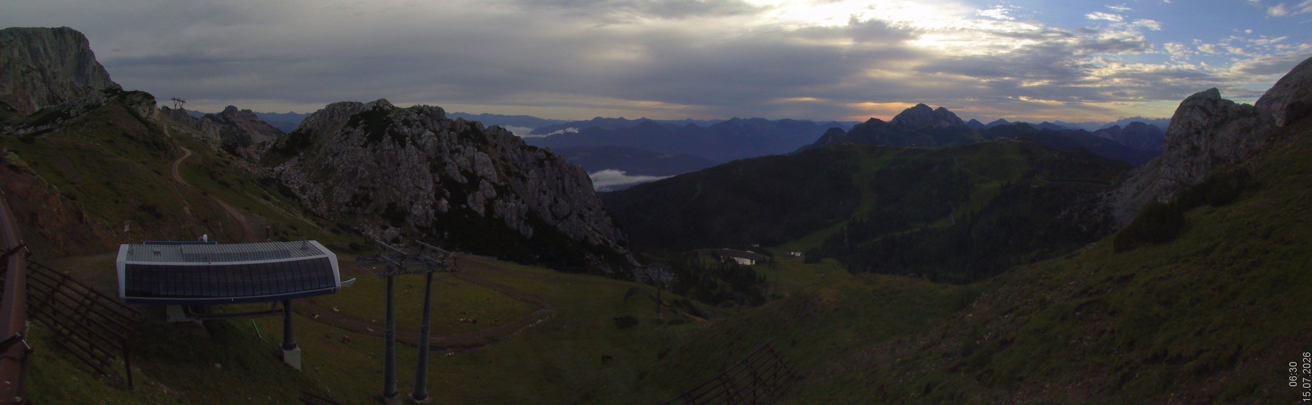 Archiv Foto Webcam Rudnigsattel - Blick Richtung Tressdorfer Höhe