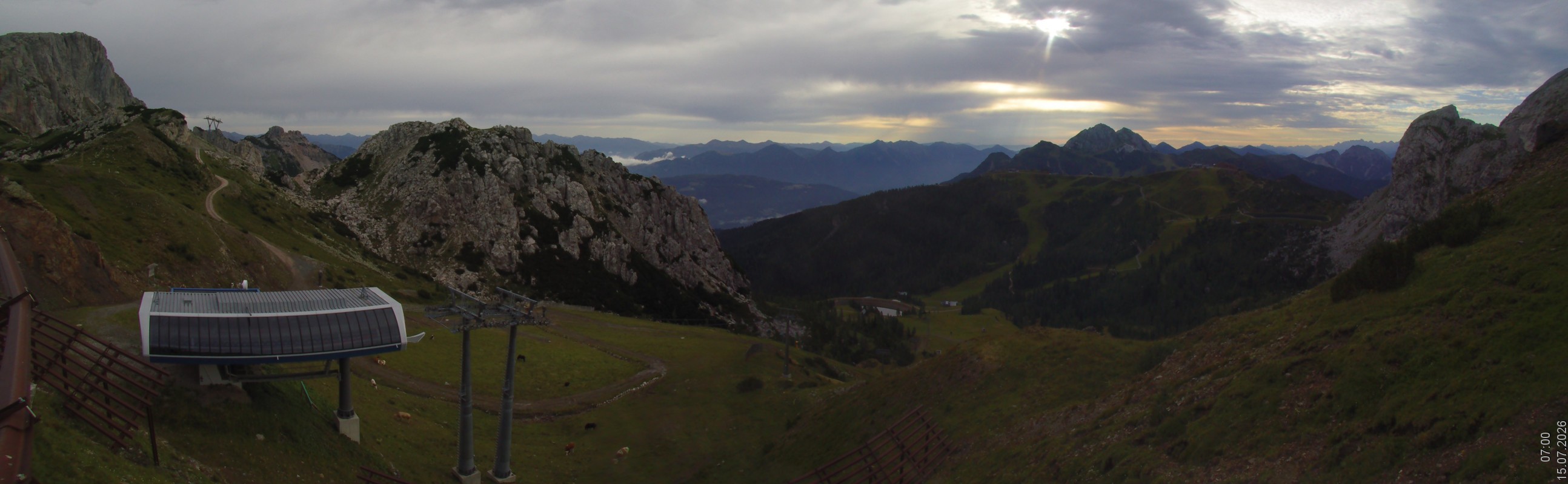 Archiv Foto Webcam Rudnigsattel - Blick Richtung Tressdorfer Höhe