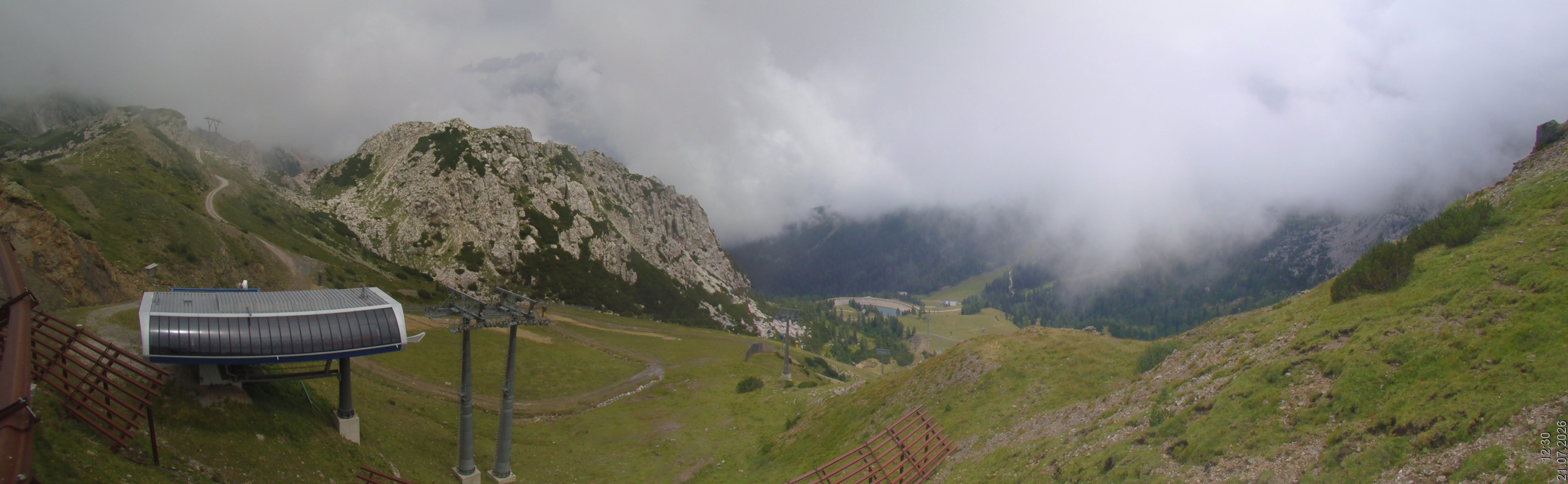 Archiv Foto Webcam Rudnigsattel - Blick Richtung Tressdorfer Höhe