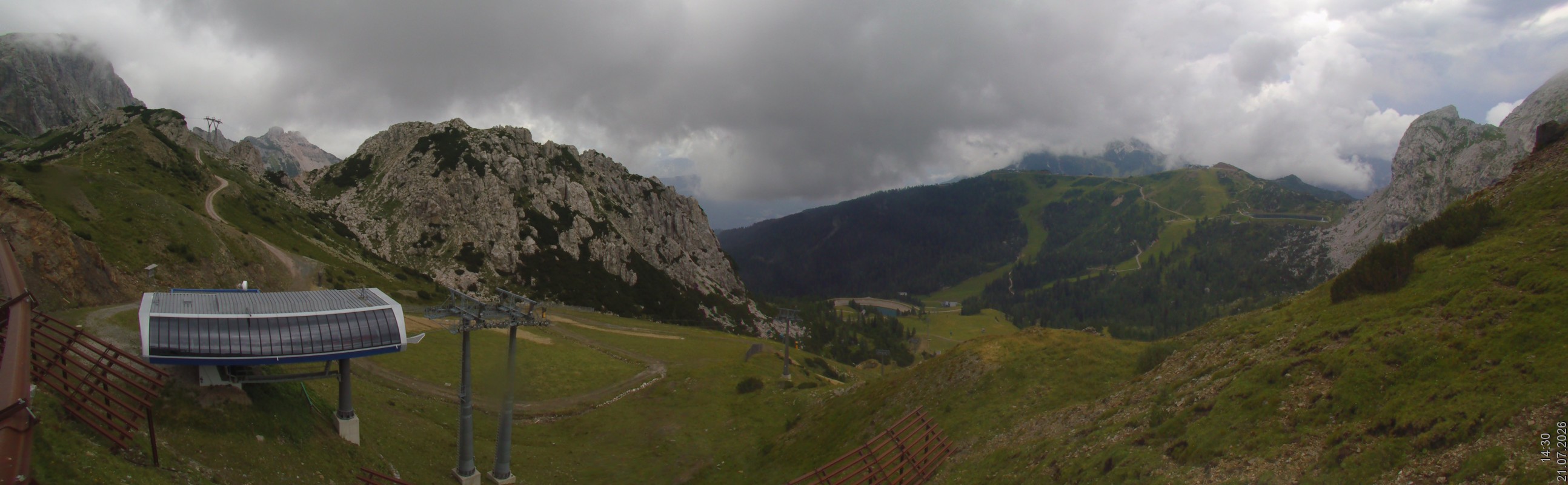 Archiv Foto Webcam Rudnigsattel - Blick Richtung Tressdorfer Höhe