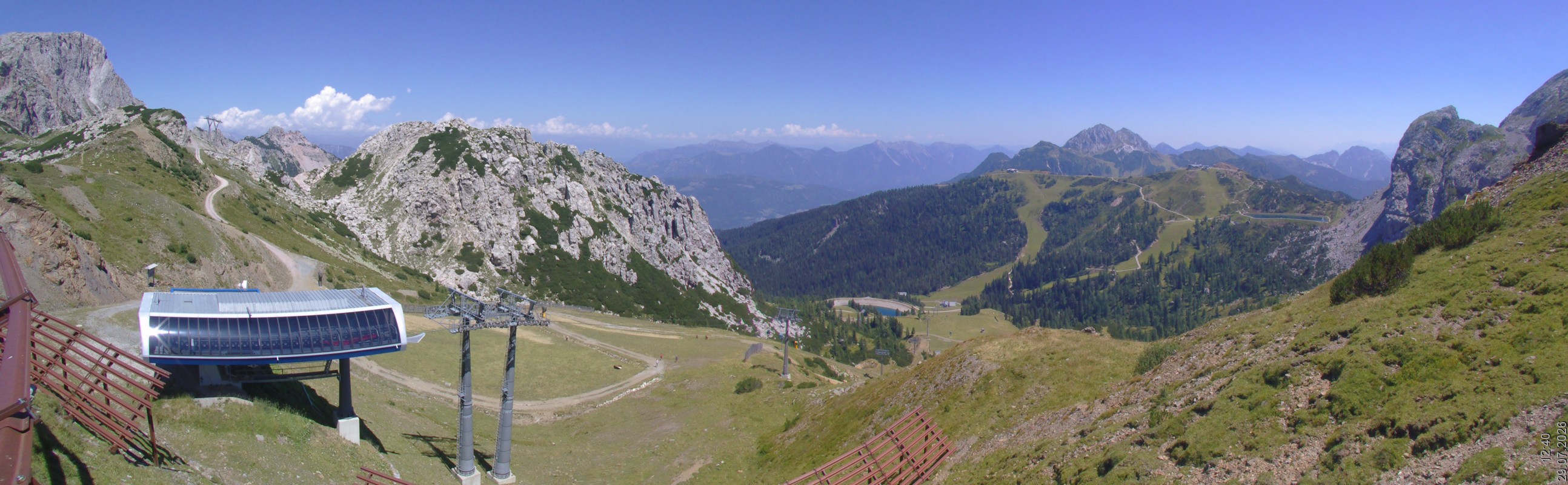 Archiv Foto Webcam Rudnigsattel - Blick Richtung Tressdorfer Höhe