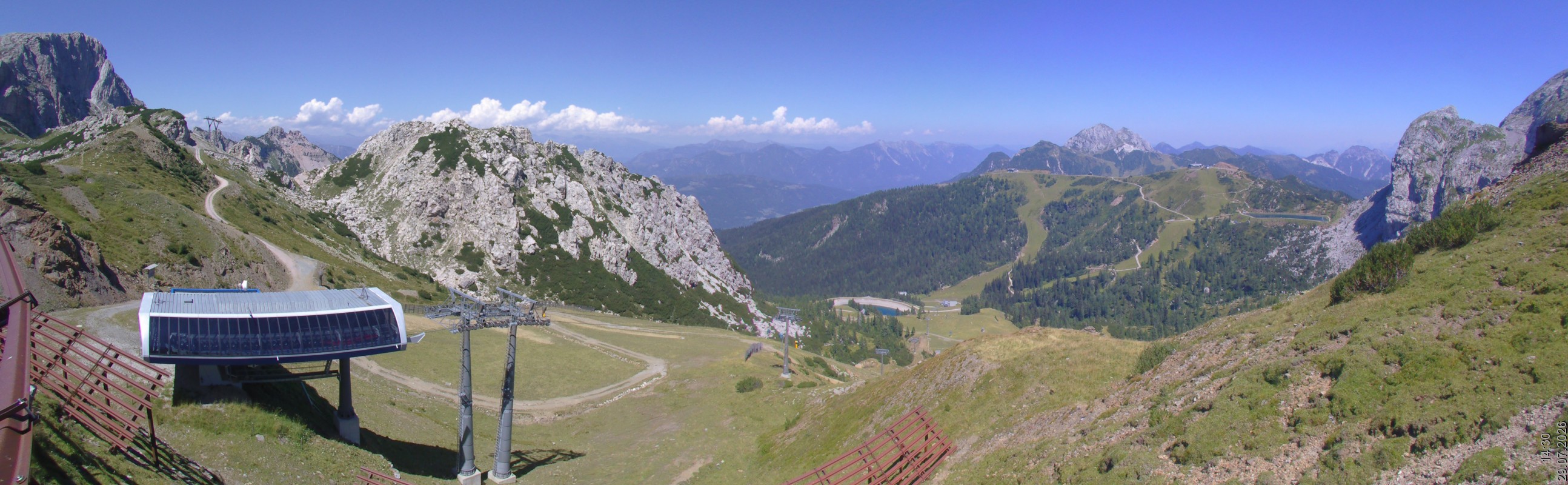 Archiv Foto Webcam Rudnigsattel - Blick Richtung Tressdorfer Höhe