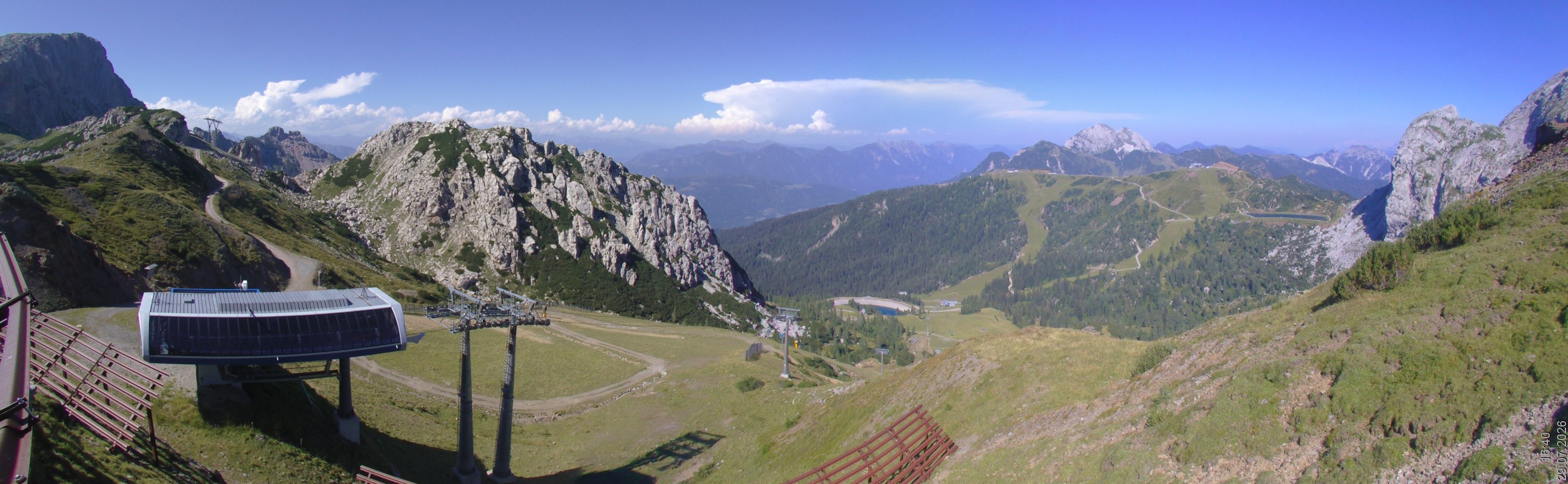 Archiv Foto Webcam Rudnigsattel - Blick Richtung Tressdorfer Höhe