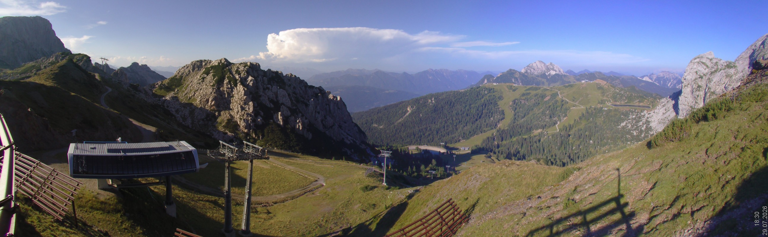 Archiv Foto Webcam Rudnigsattel - Blick Richtung Tressdorfer Höhe