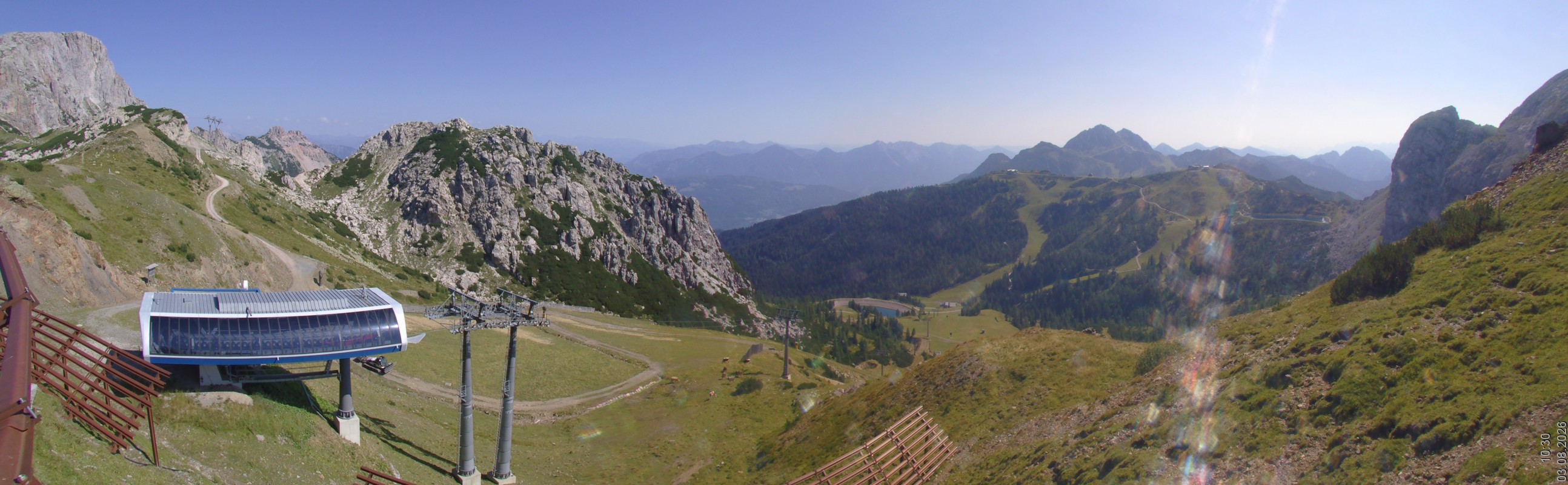 Archiv Foto Webcam Rudnigsattel - Blick Richtung Tressdorfer Höhe
