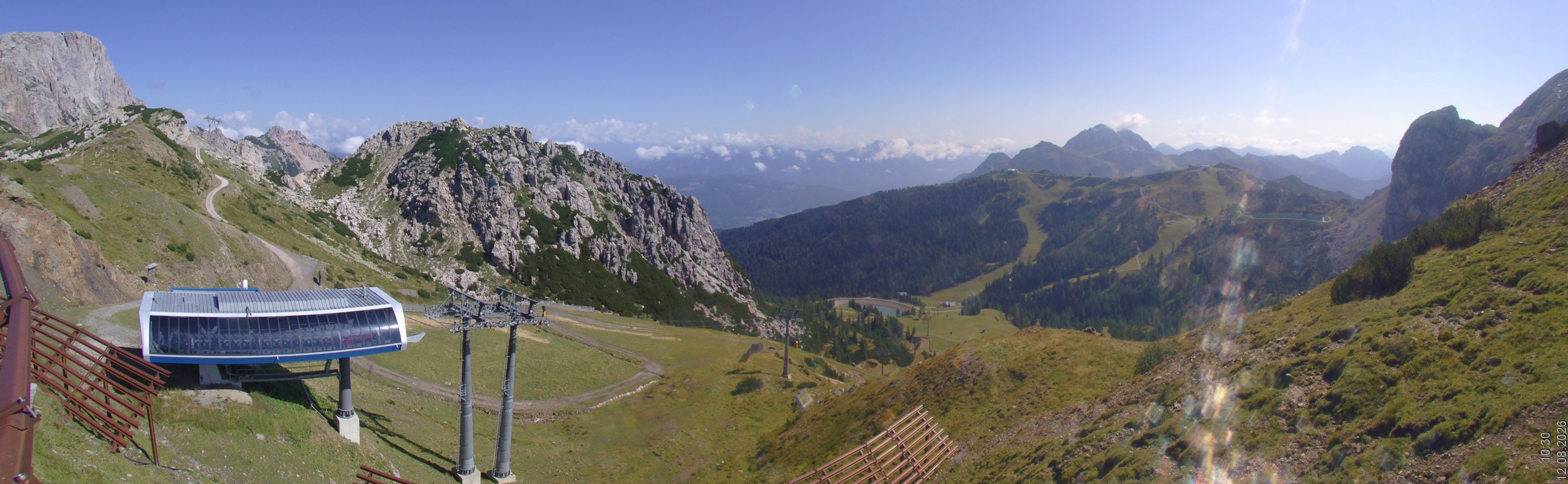 Archiv Foto Webcam Rudnigsattel - Blick Richtung Tressdorfer Höhe