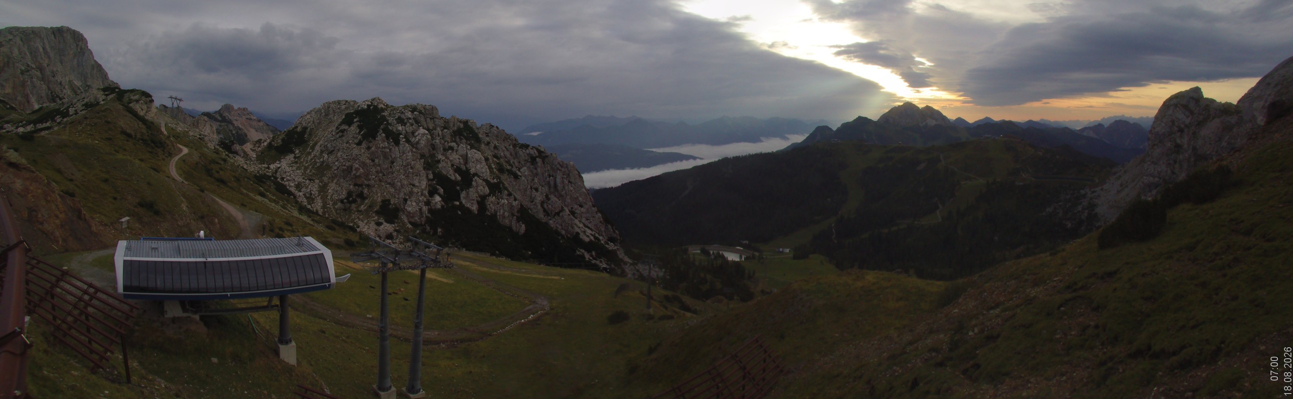Archiv Foto Webcam Rudnigsattel - Blick Richtung Tressdorfer Höhe