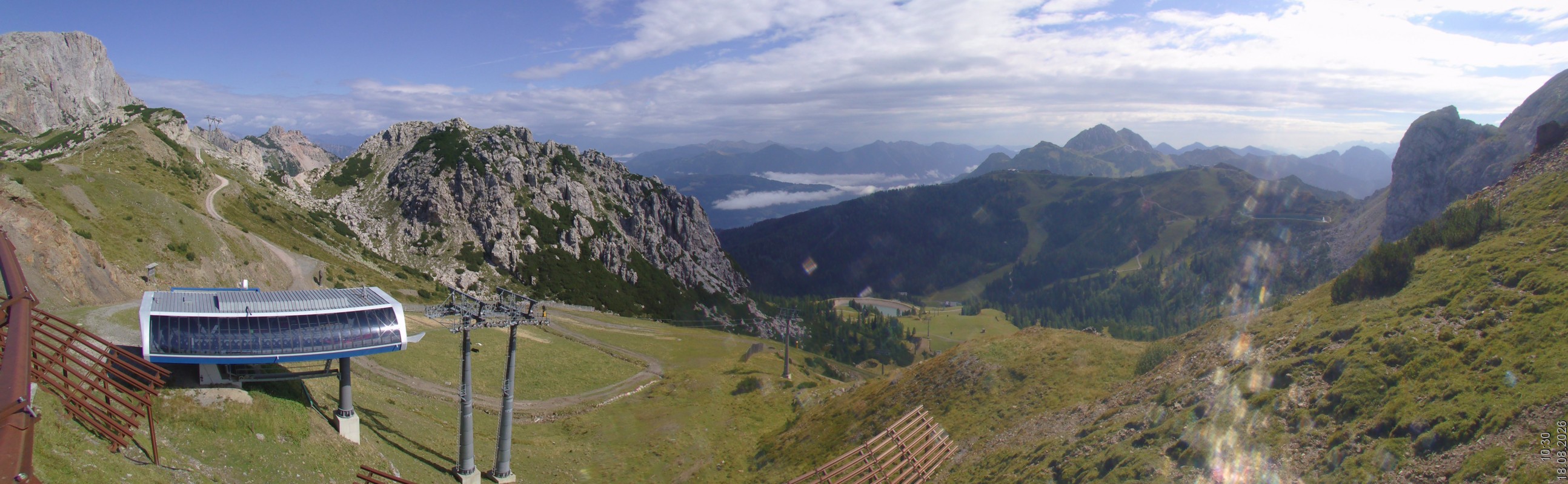 Archiv Foto Webcam Rudnigsattel - Blick Richtung Tressdorfer Höhe