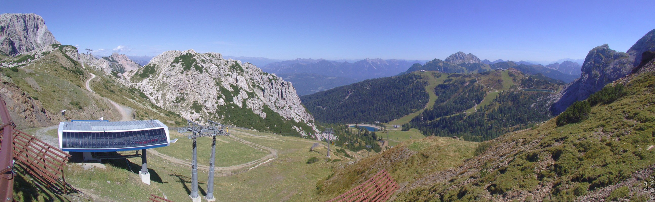 Archiv Foto Webcam Rudnigsattel - Blick Richtung Tressdorfer Höhe